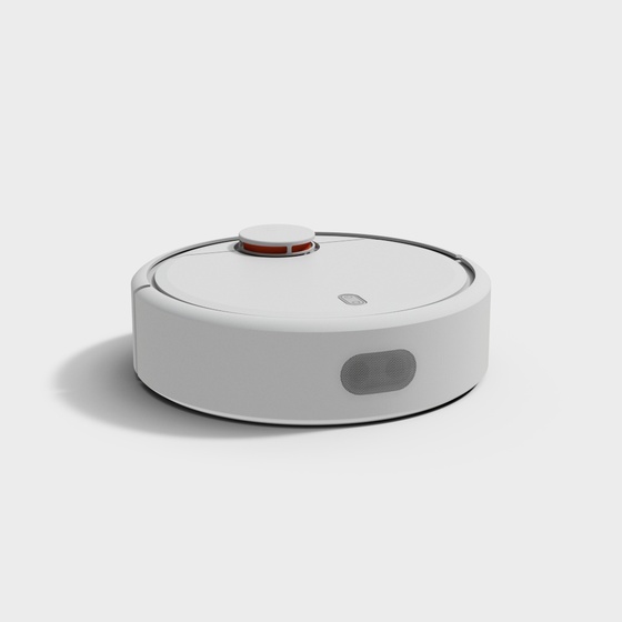 Gray Robot Vacuum 3D Model for Smart Homes