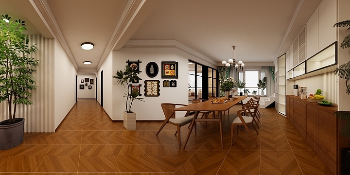 室内设计祁淇-嘉荣华天伦家园-装修设计方案