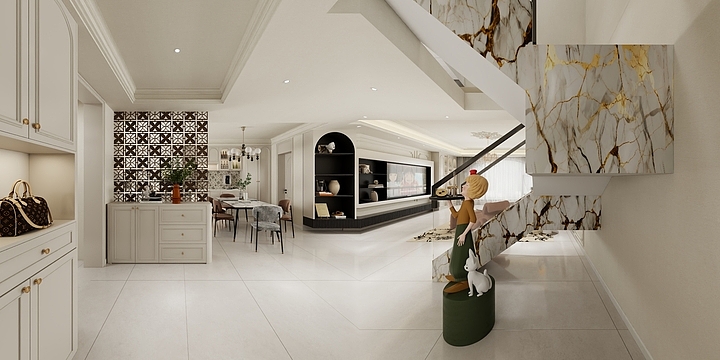 效果图IIIIII-半条鱼（VIP）-奥克维尔私人定制-酷家乐效果图制作-装修设计方案