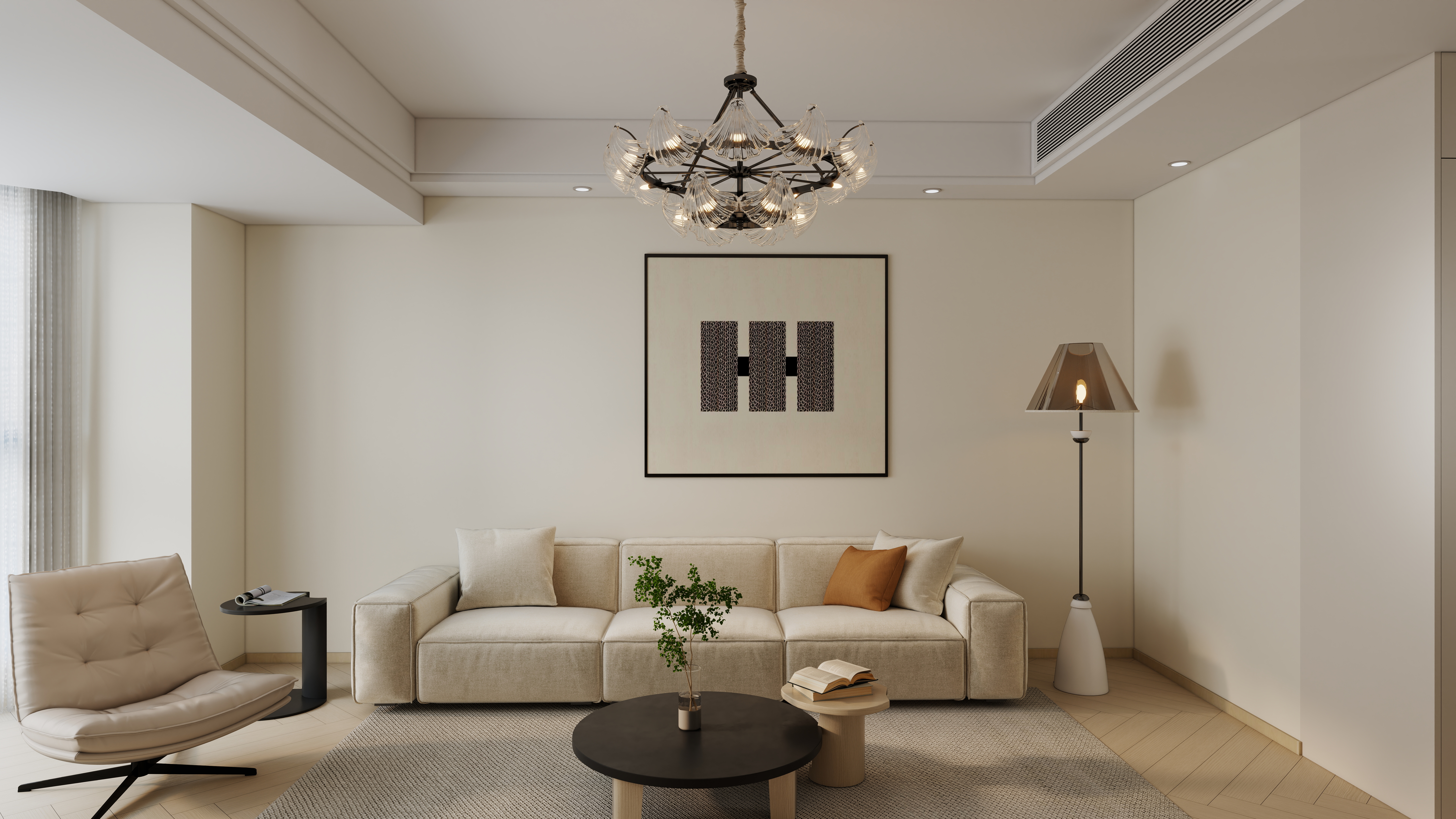 郑杨杨wpYV-奶油风效果-装修设计方案