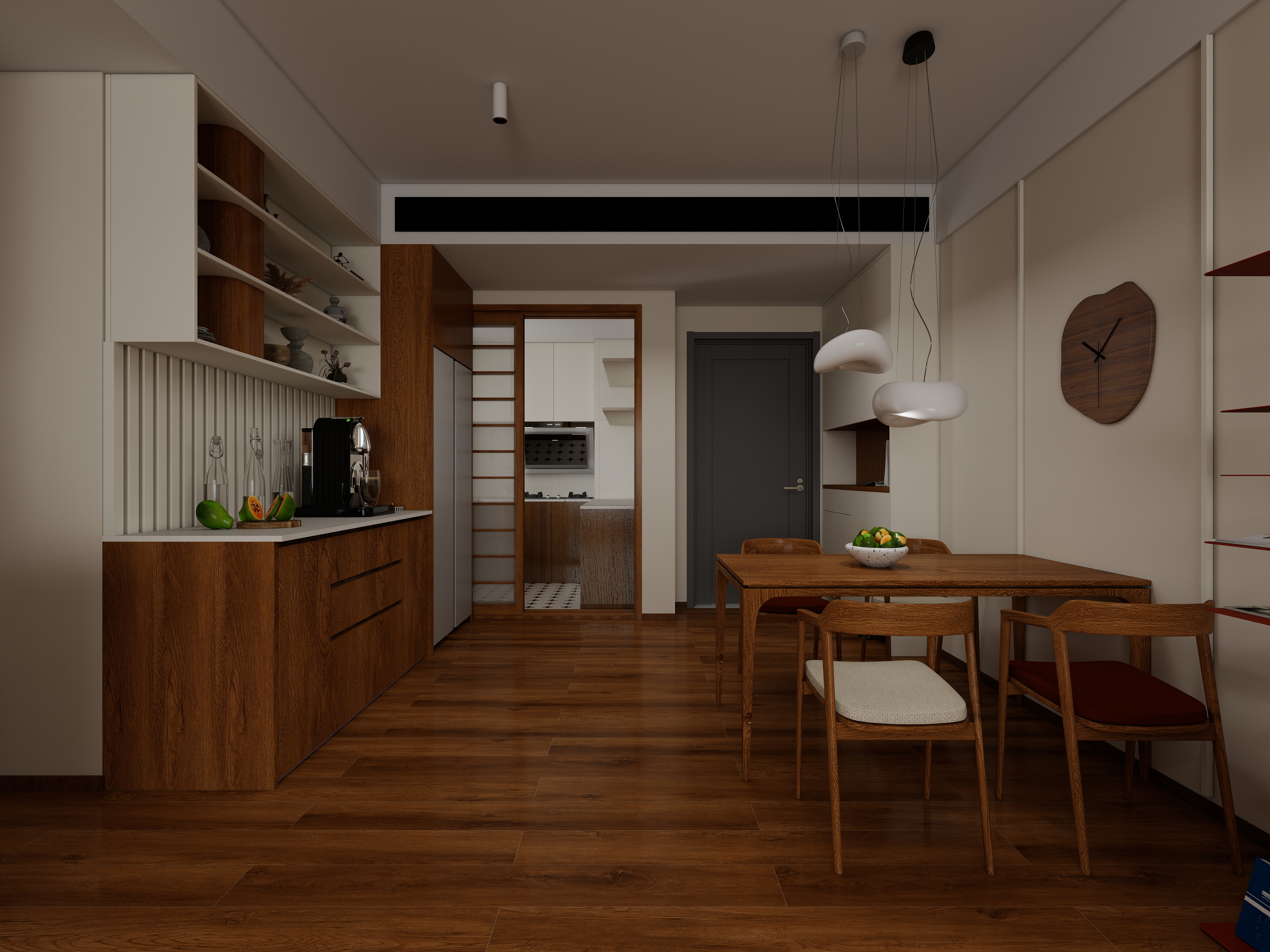 设计师Ada-95㎡3室装修效果图