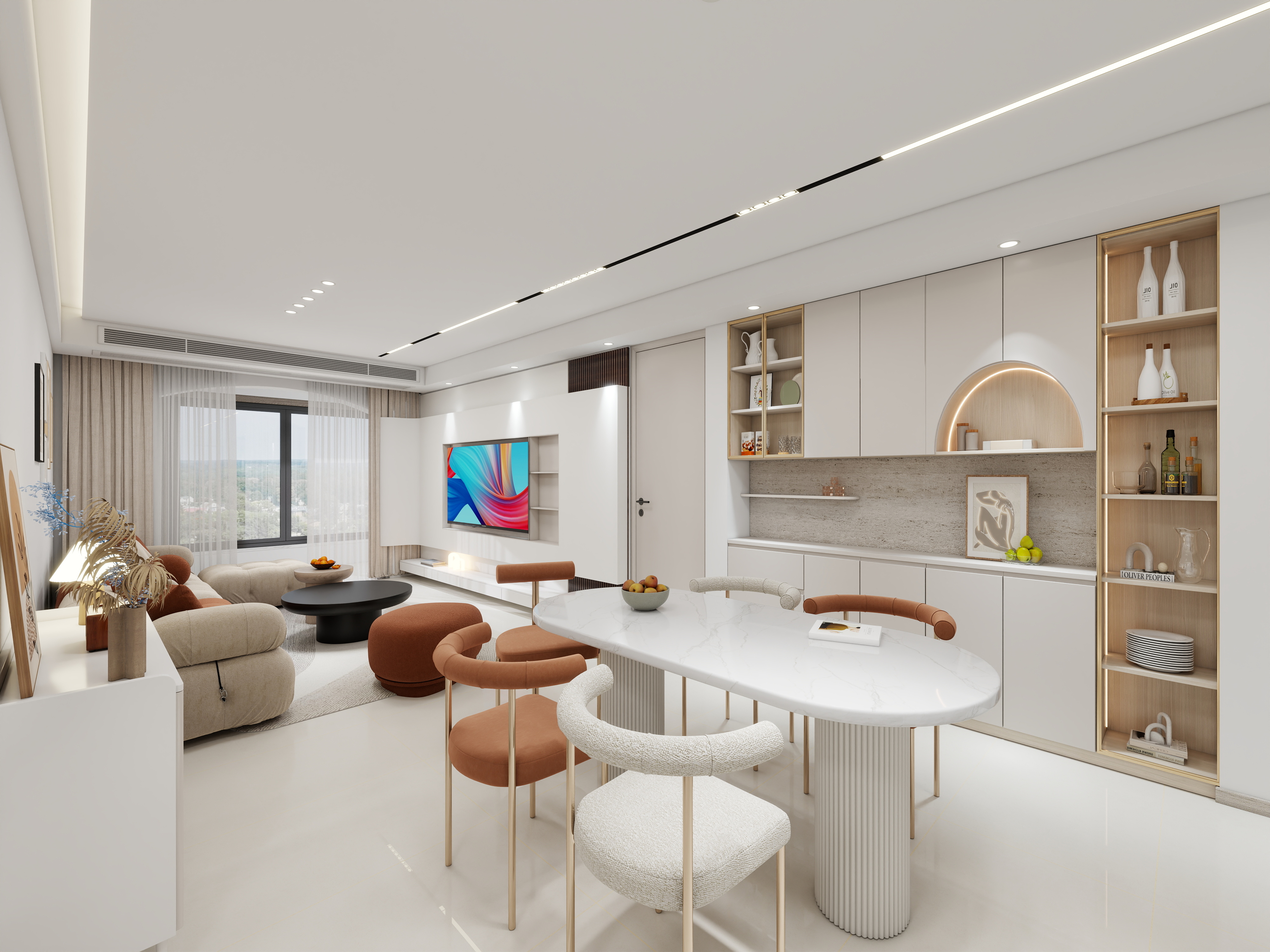 耿仁彪-祥云府奶油风-装修设计方案