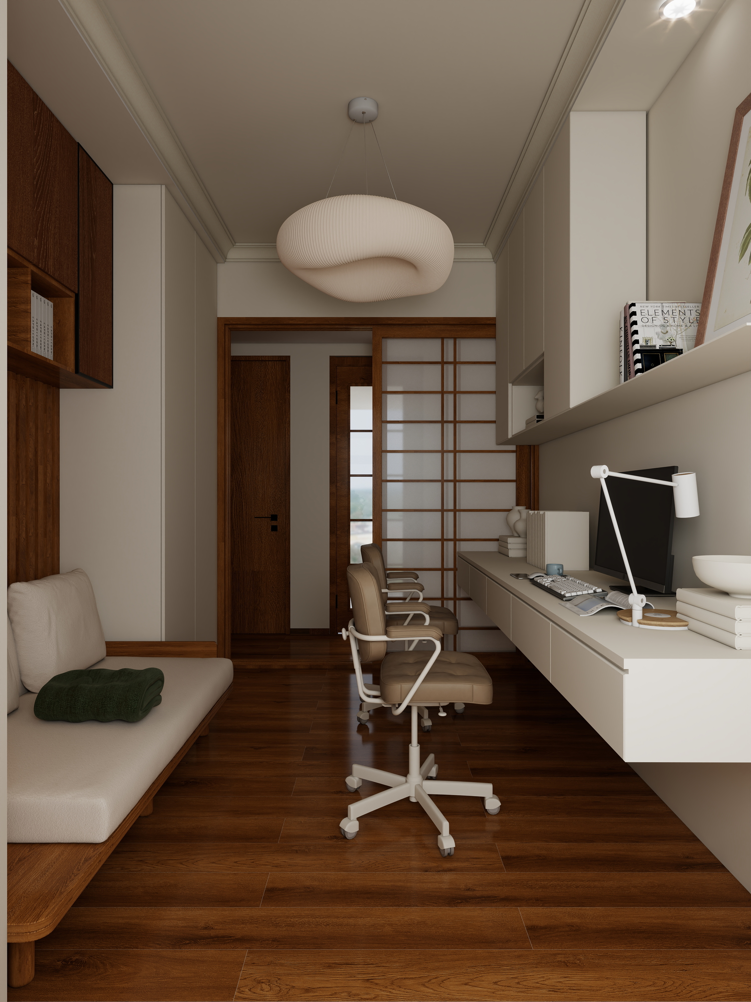 设计师Ada-95㎡3室装修效果图