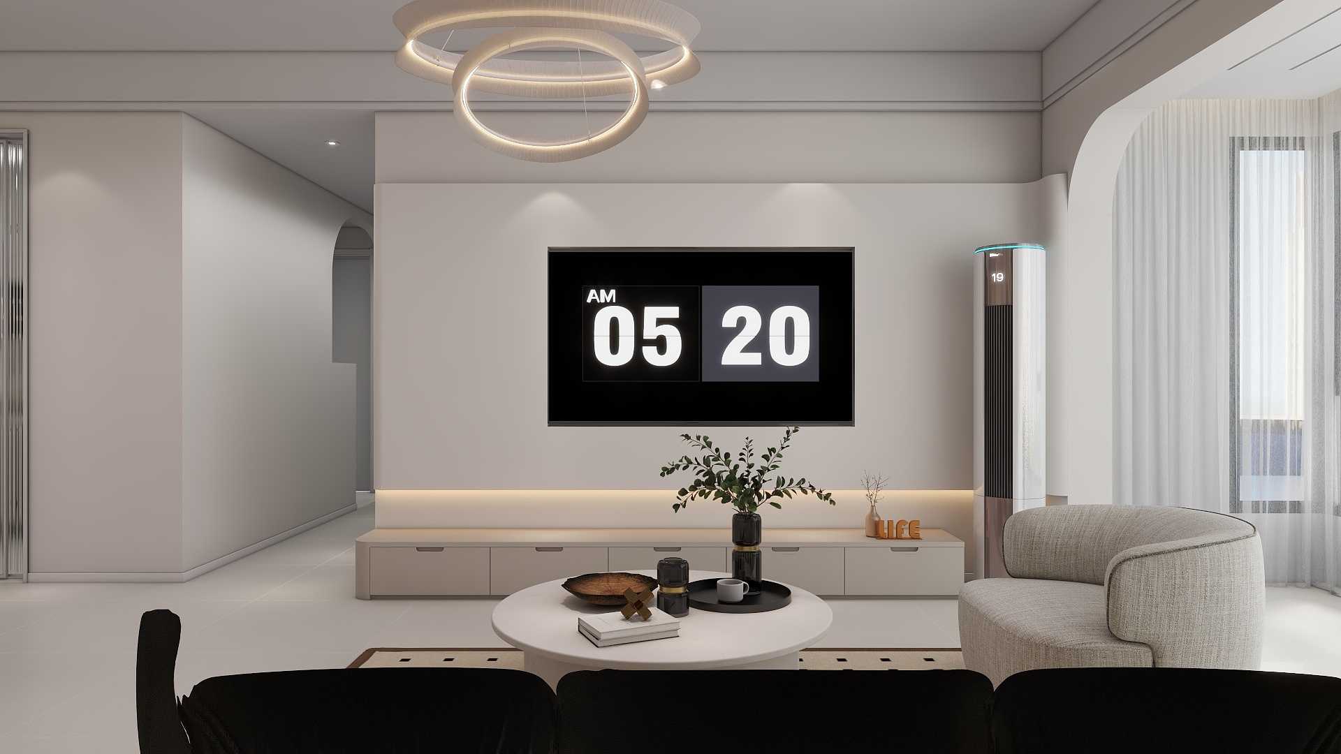 赢帝-92㎡2室-装修设计方案