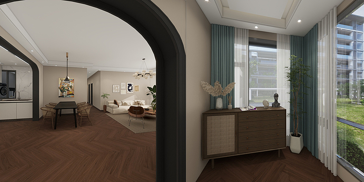 中铠设计丶吴军-施秉-南城书苑-装修设计方案