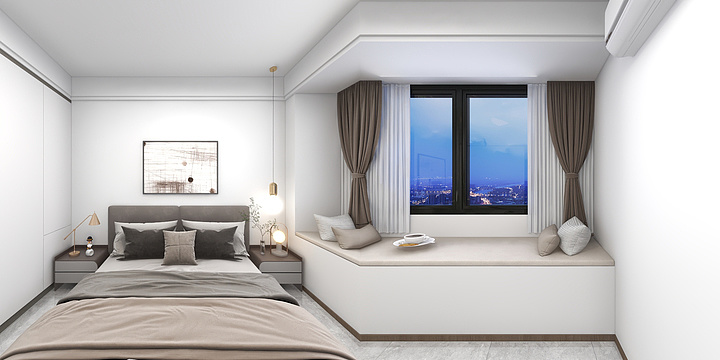 室内设计师丨張杰-凤熹台12-601-装修设计方案