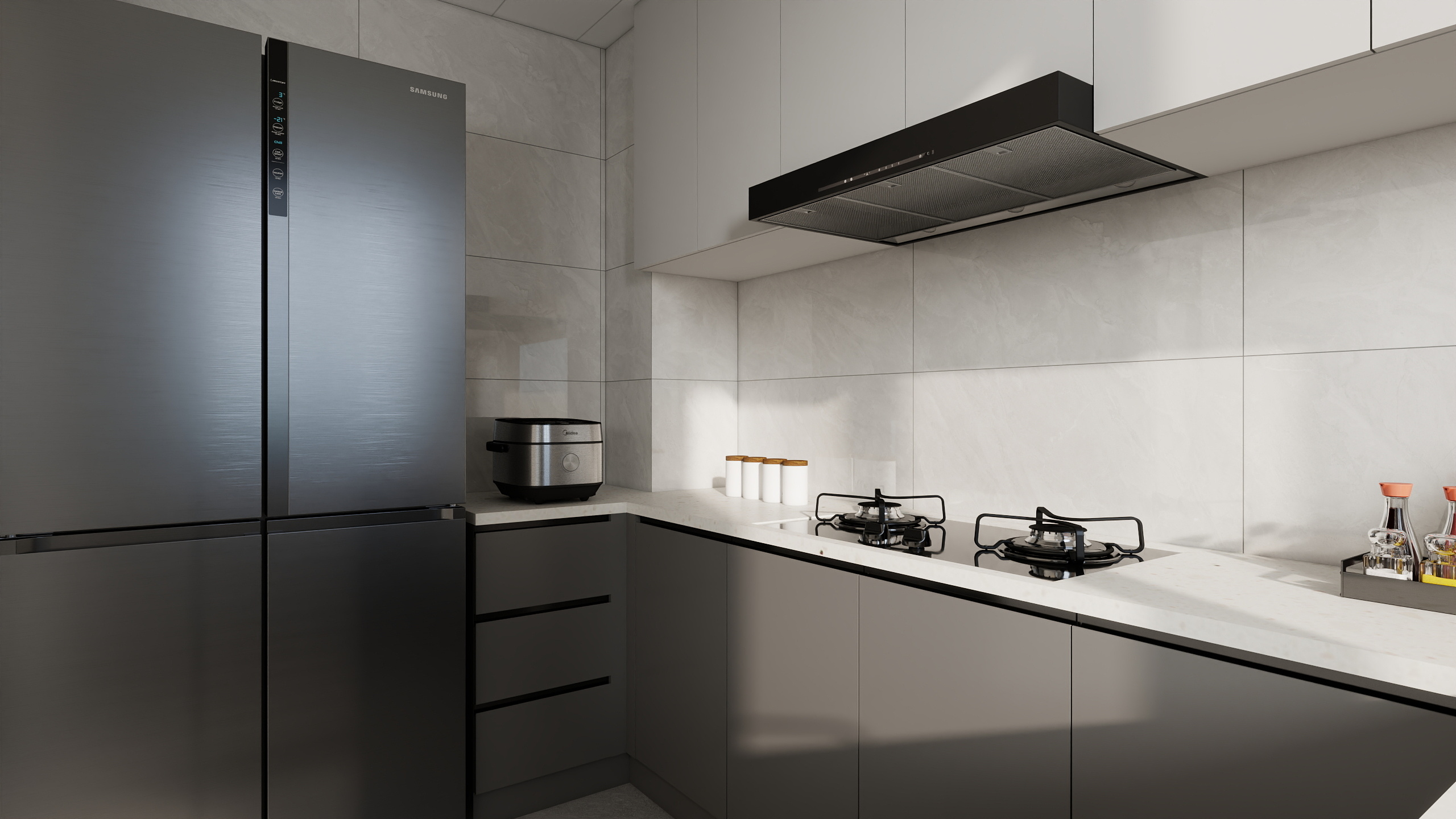 设计师Baymax-大平层现代140装修效果图