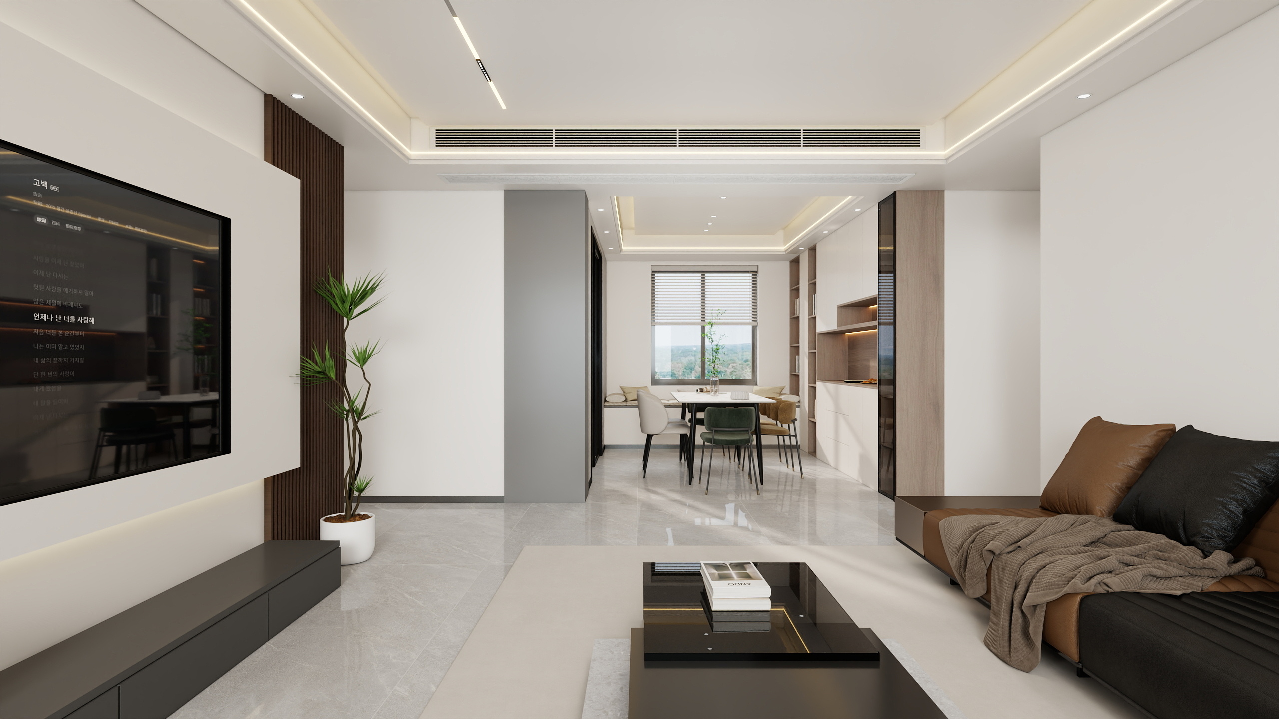 设计师Baymax-大平层现代140装修效果图