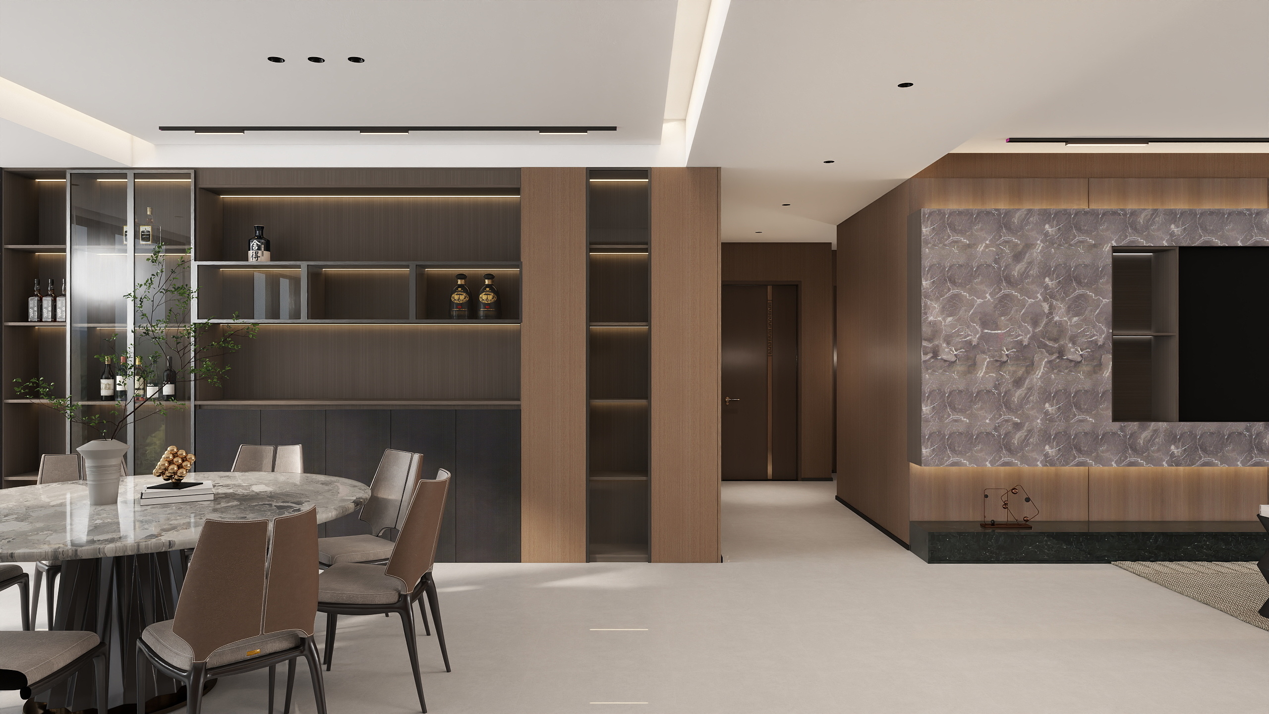 AkuYa-富力城・文栖谷185㎡1室-装修设计方案