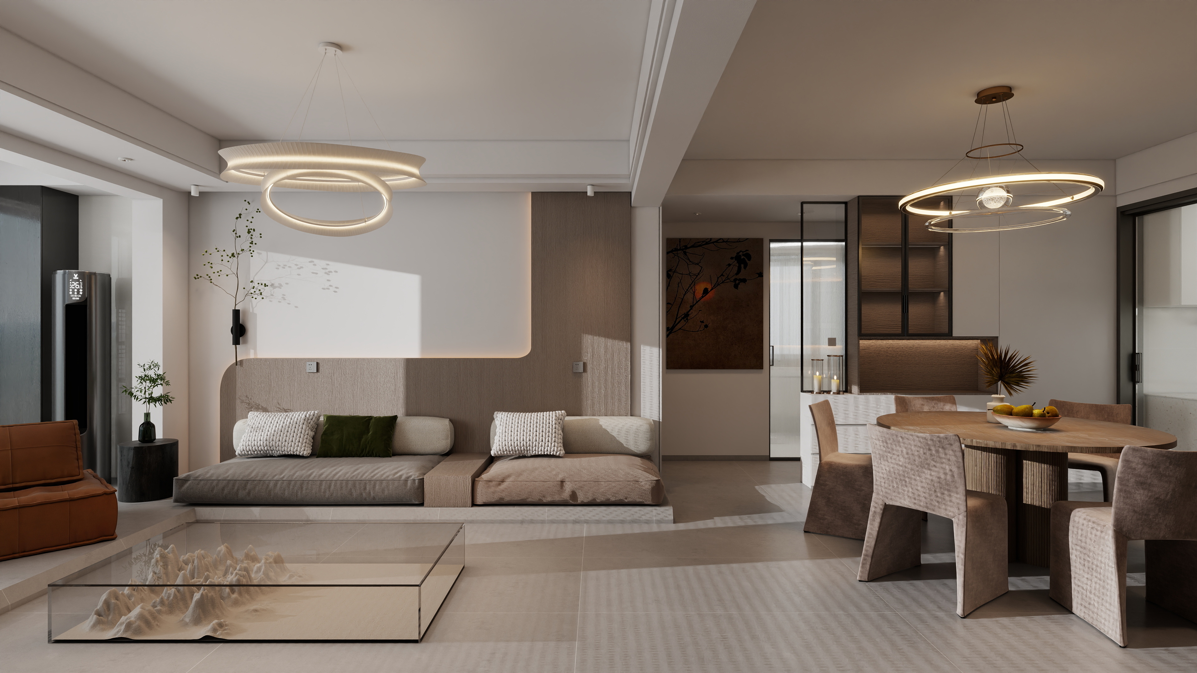 康伟-蔡州珑府131㎡3室-装修设计方案