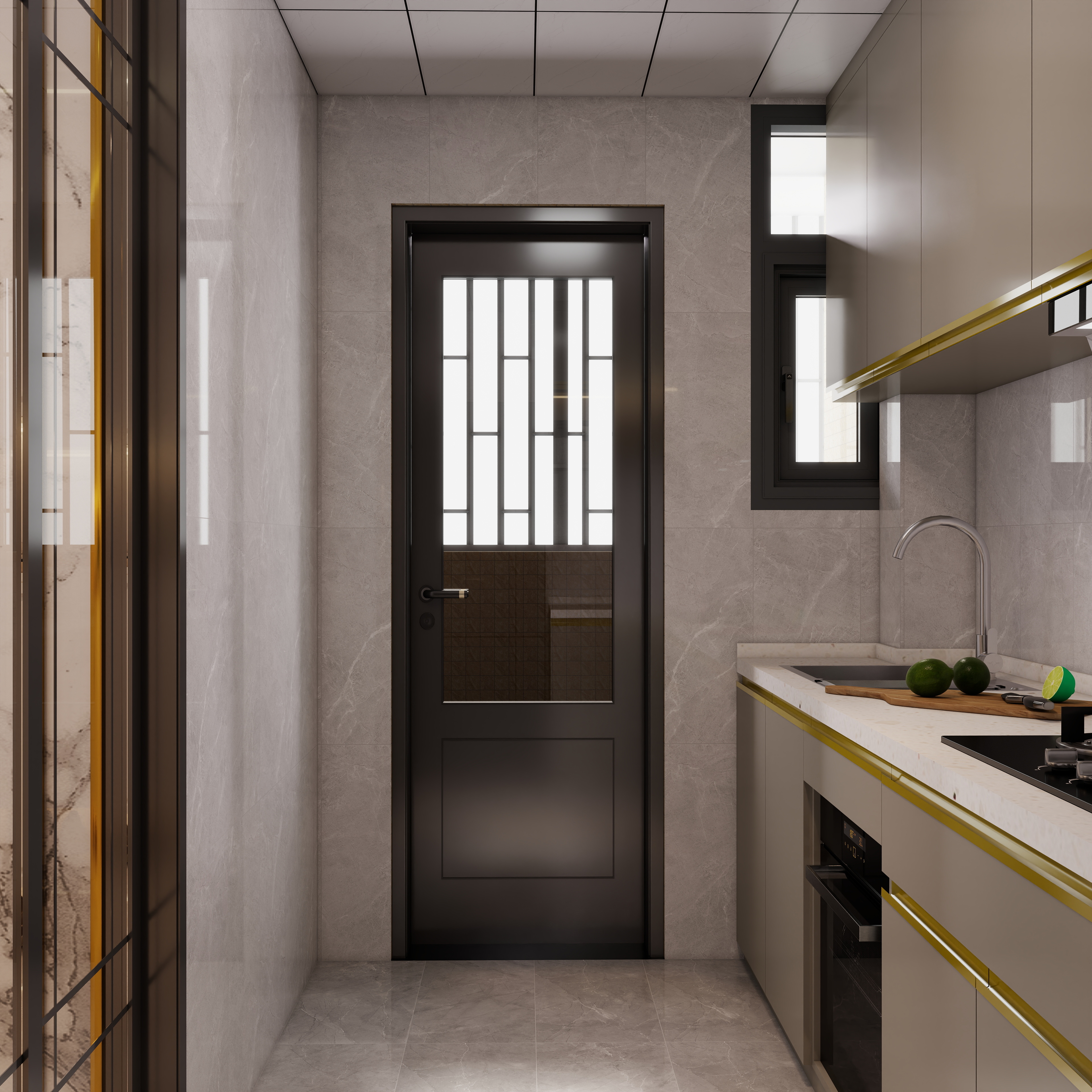 玟佰-简欧二室-77m²装修效果图