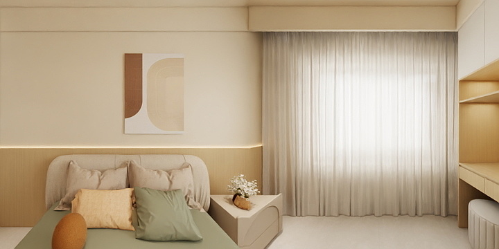 设计师赵鹏勇-半山云境主卧方案-装修设计方案