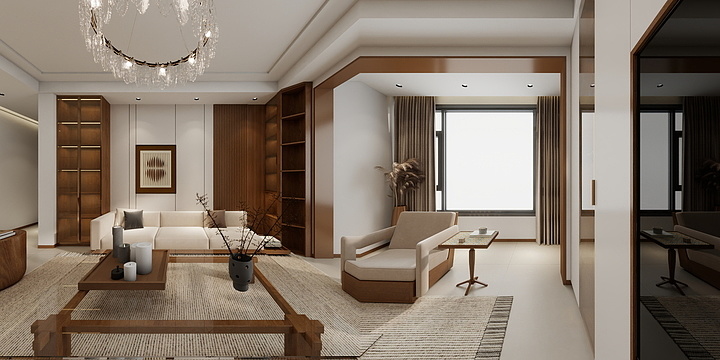 AA室内设计-吴佳轩AA-锦绣天泽93㎡两室-简约风-装修设计方案