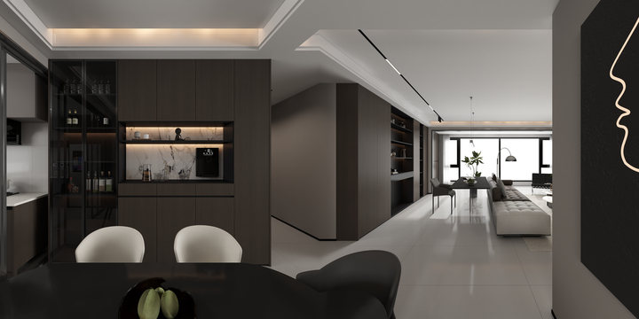 萧老师-效果图设计-恒基尚承-现代意式风格-装修设计方案