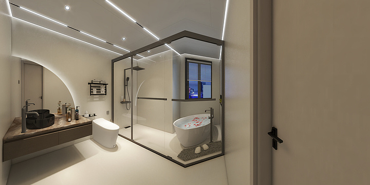 惠东惠达卫浴-枫林岛11号别墅 李先生-装修设计方案