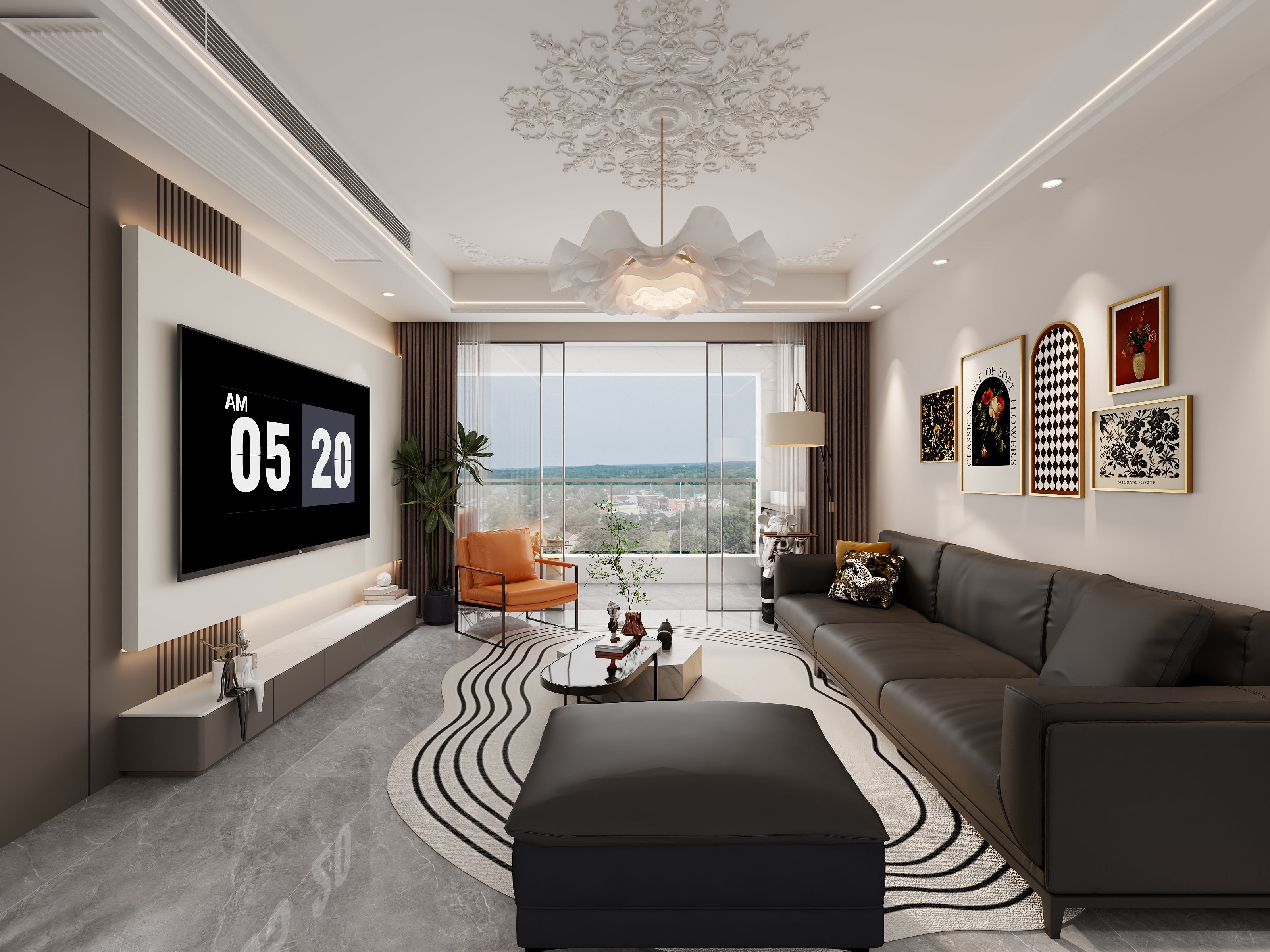 田田沛沛-绿地金融城-装修设计方案