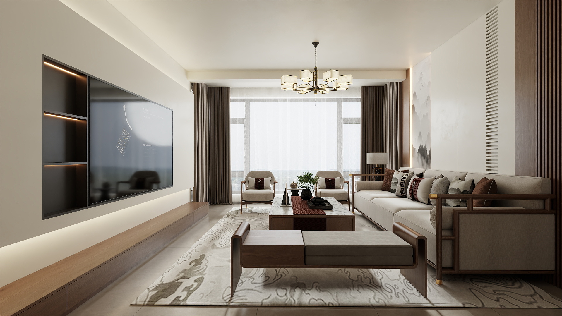 Chenny---137㎡4室装修效果图