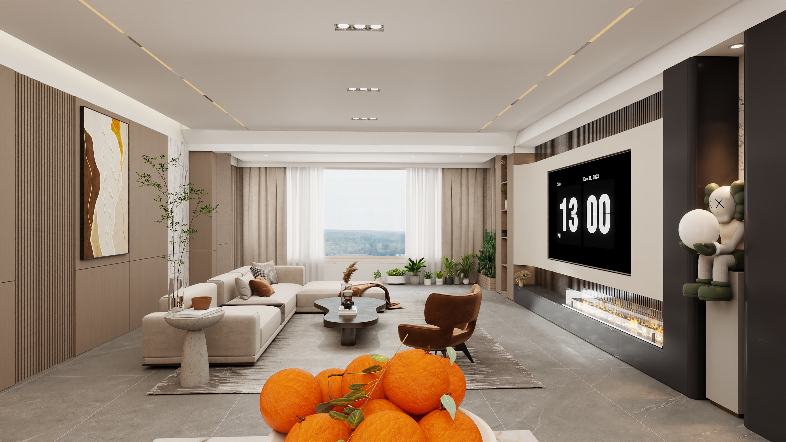 设计师侯大大-国宾壹号180户型意式轻奢-装修设计方案