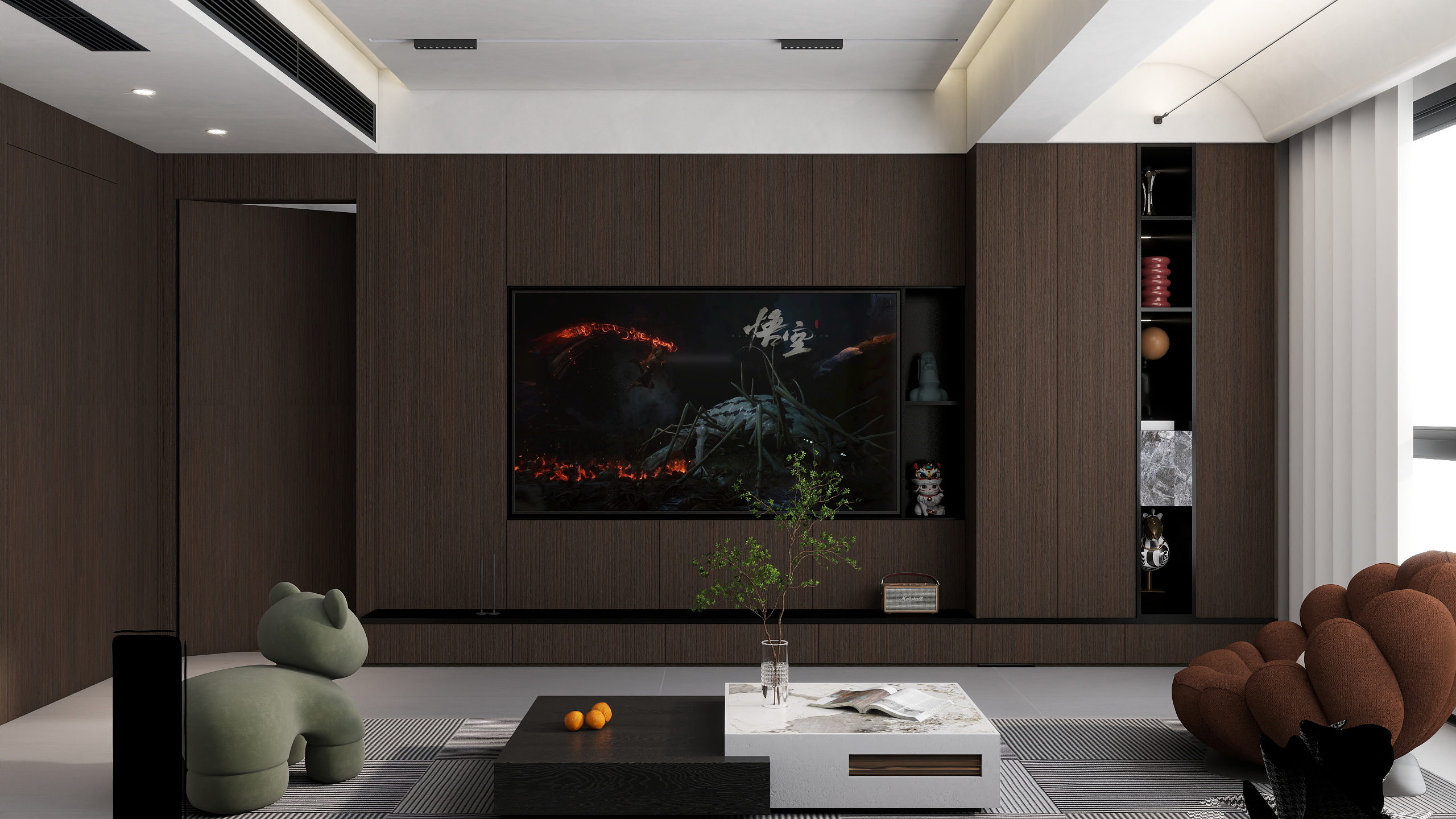 林立清-新城悦隽盛世意式98㎡2室-装修设计方案