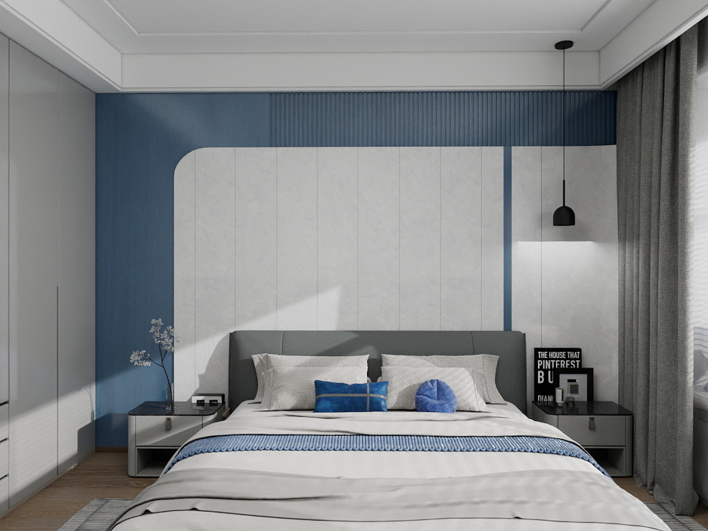 露文-如意屋全案设计-男卧室空间-副本-装修设计方案