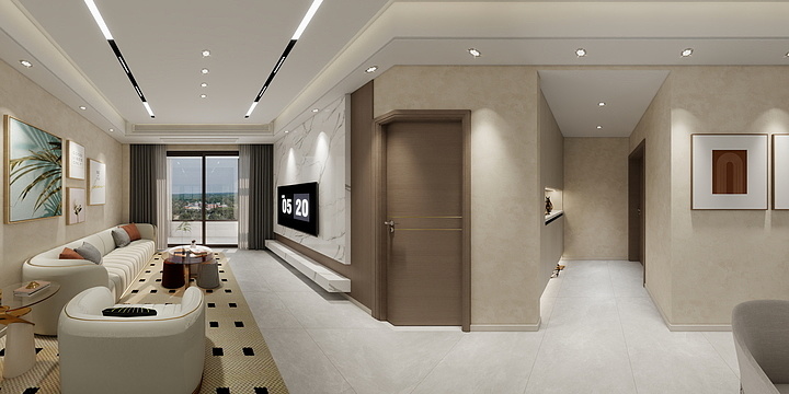 王星-210㎡现代法式 复式6居-装修设计方案