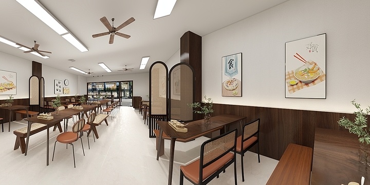 王鹏-东郡馄饨糖水铺-方案二-装修设计方案