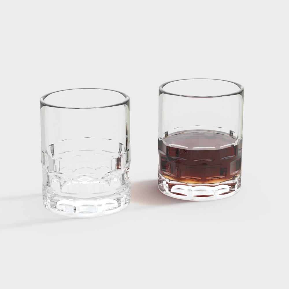 现代意式玻璃水杯
