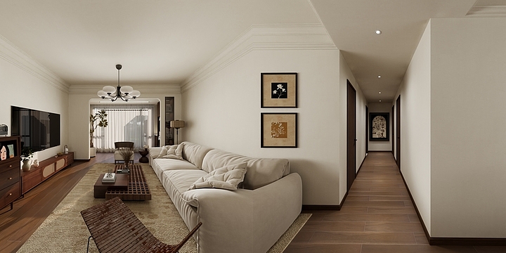 效果图IIIIII-紫薇花园27-1702-装修设计方案