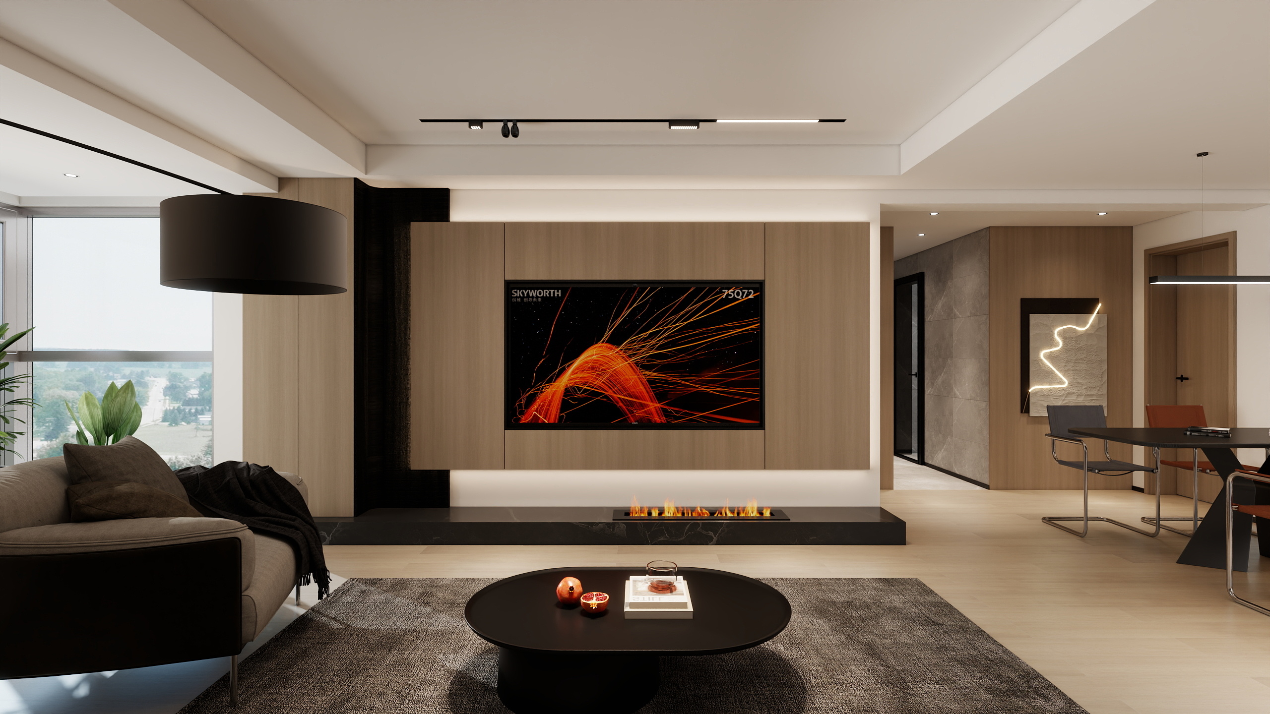 Ansel軒-《午后》现代简约老翻新设计-阳光曼哈顿-装修设计方案