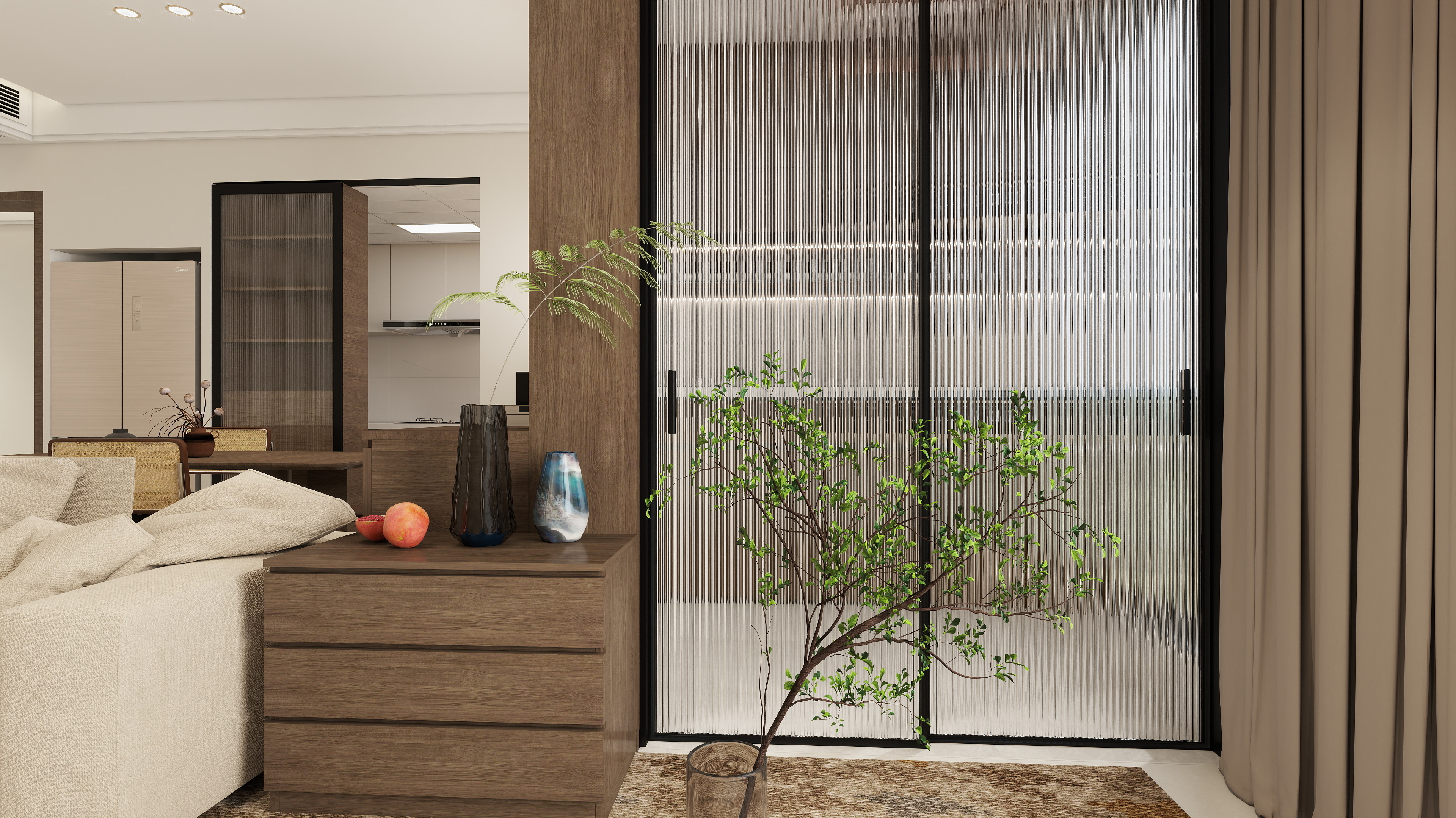 年囍-113㎡3室装修效果图