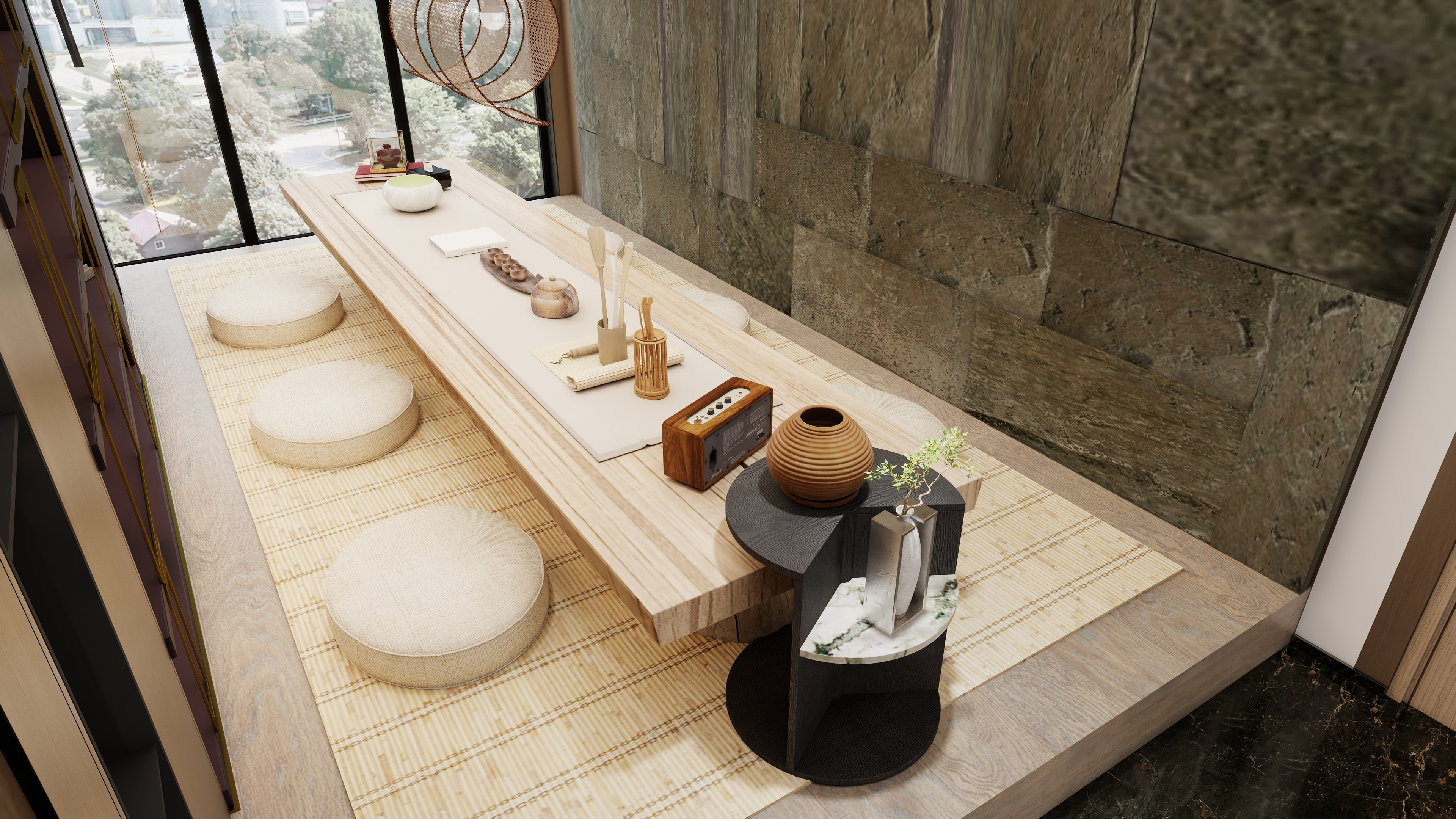 郑谋仁I向前设计-【锦木珀石】—轻奢装修效果图