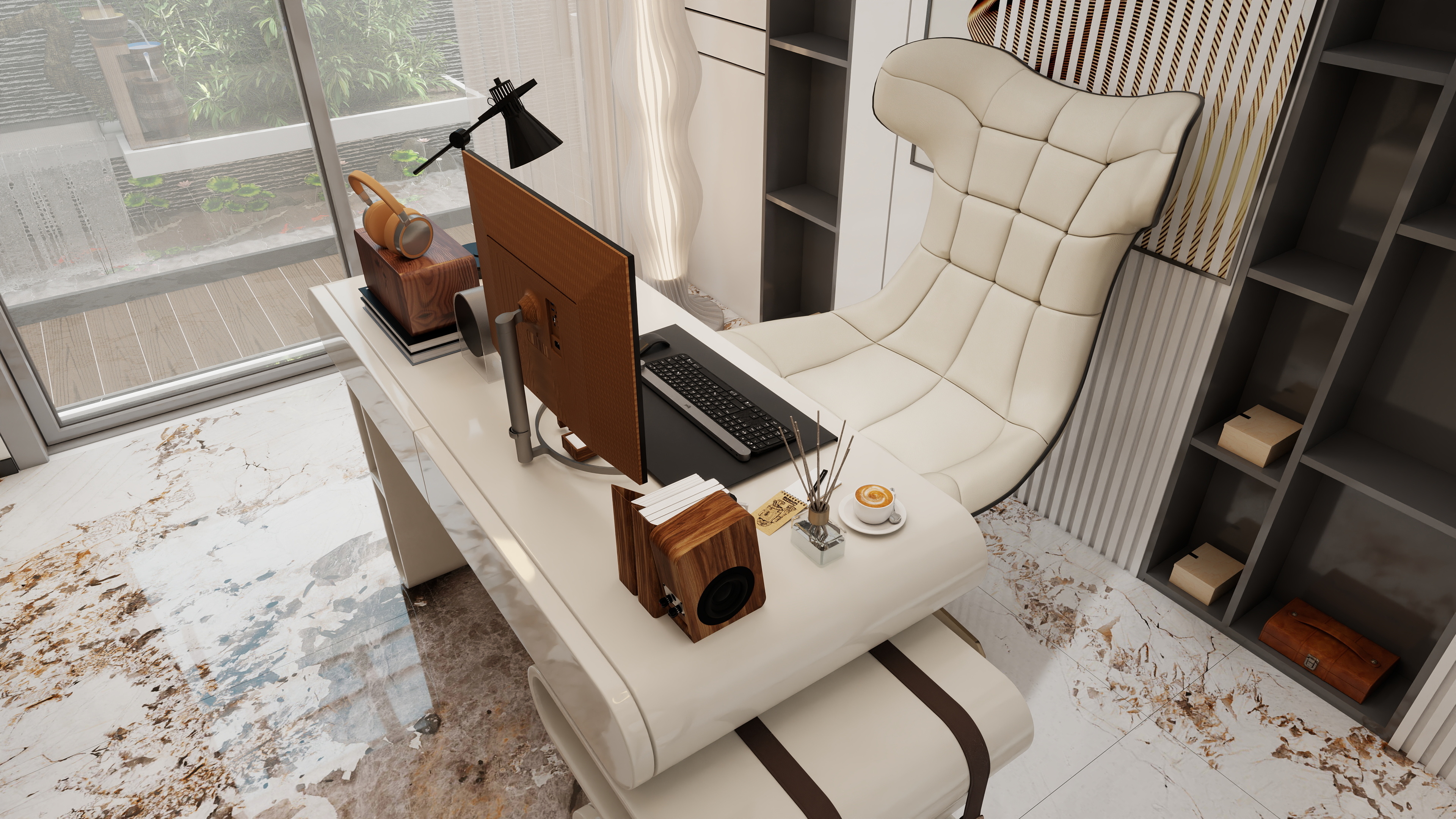 郑谋仁I向前设计-【锦木珀石】—轻奢装修效果图