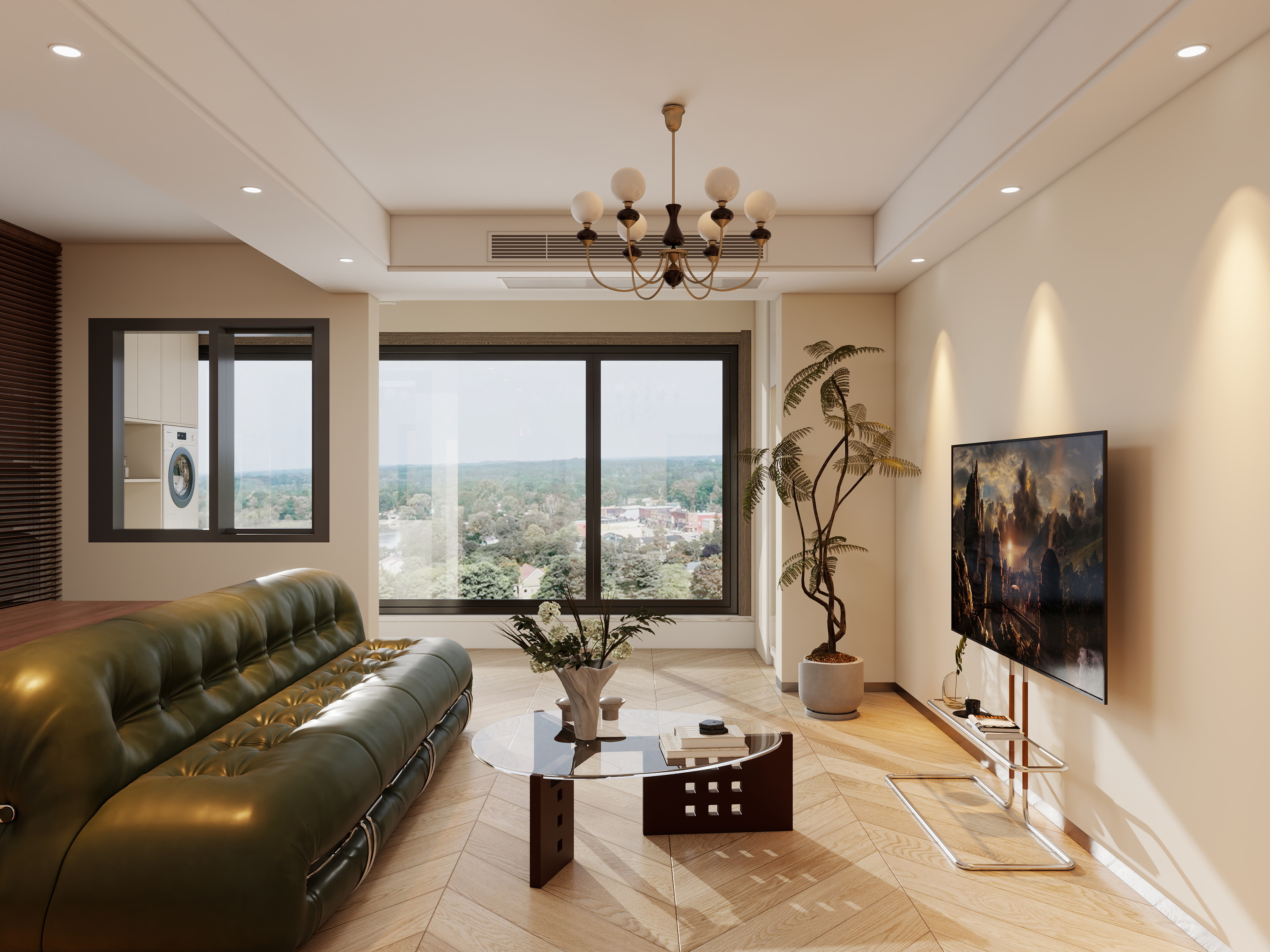 DecoLee-90平米中古风装修装修效果图