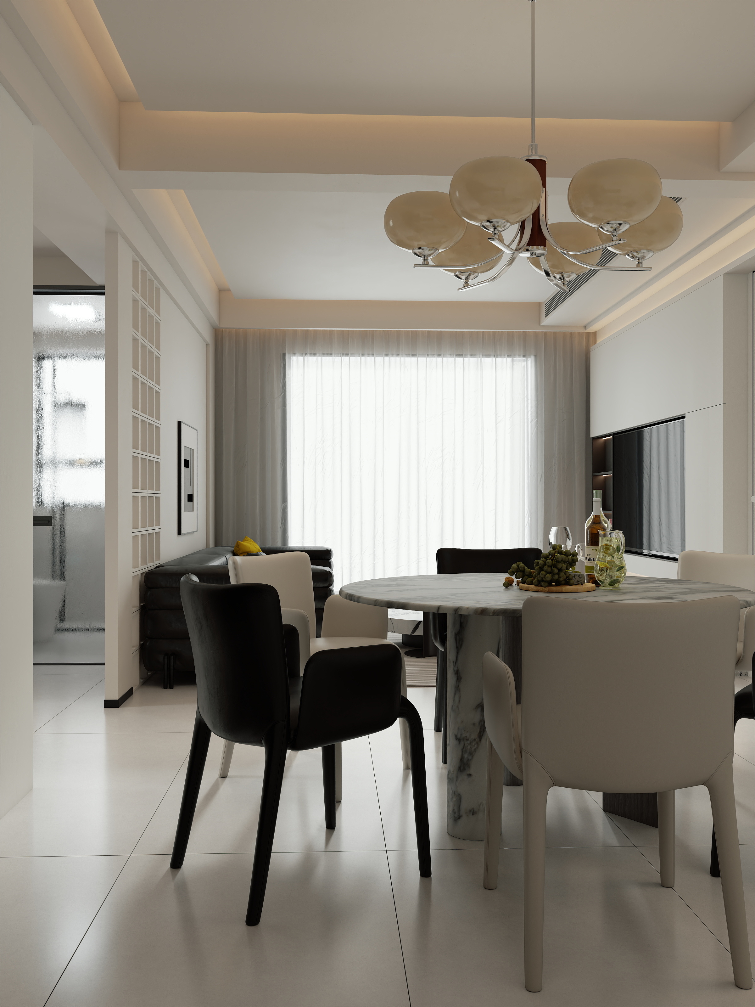 方源设计-现代极简奶油风-装修设计方案