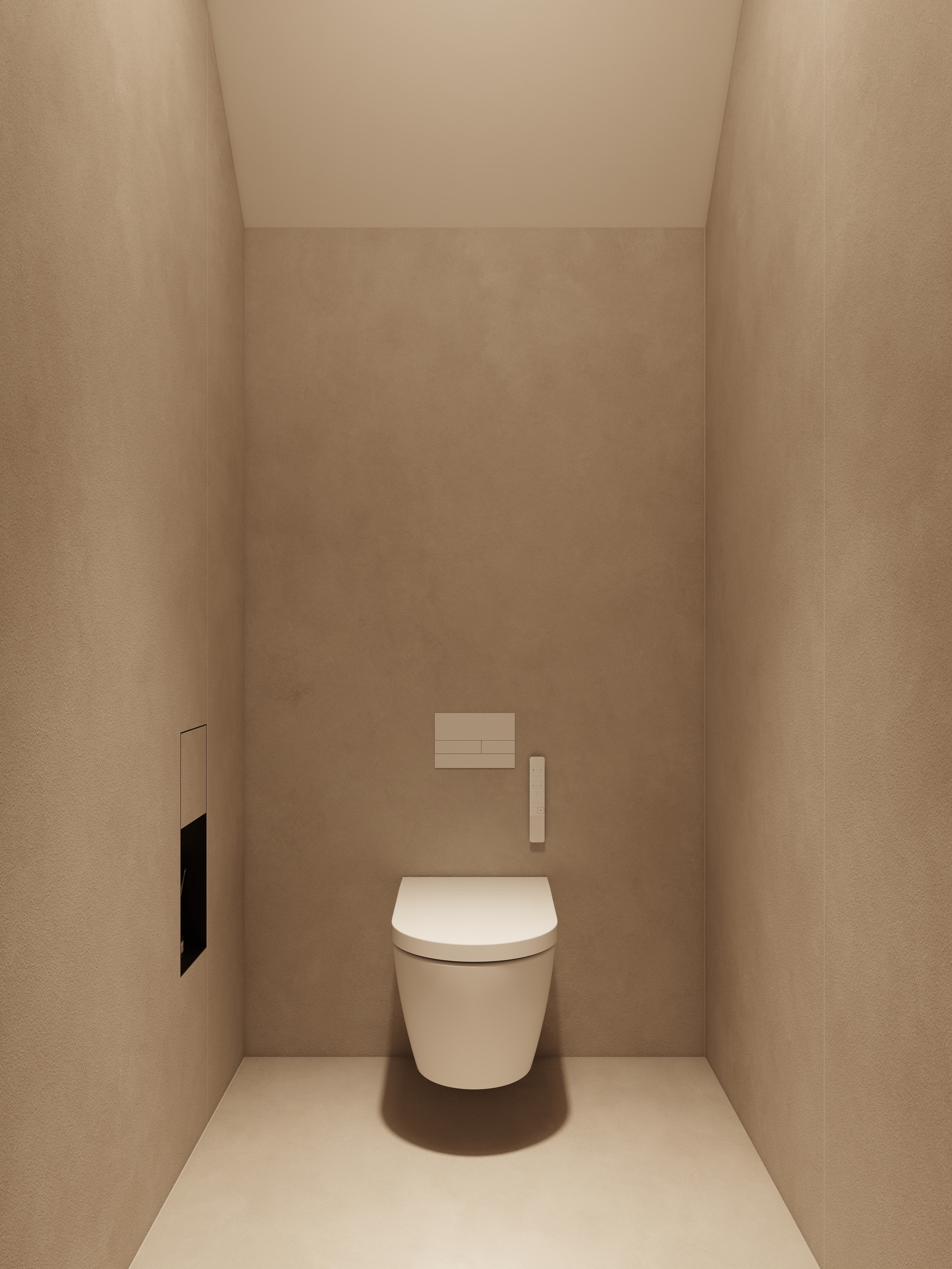 茶韵风轻-意式极简四层665平别墅装修效果图