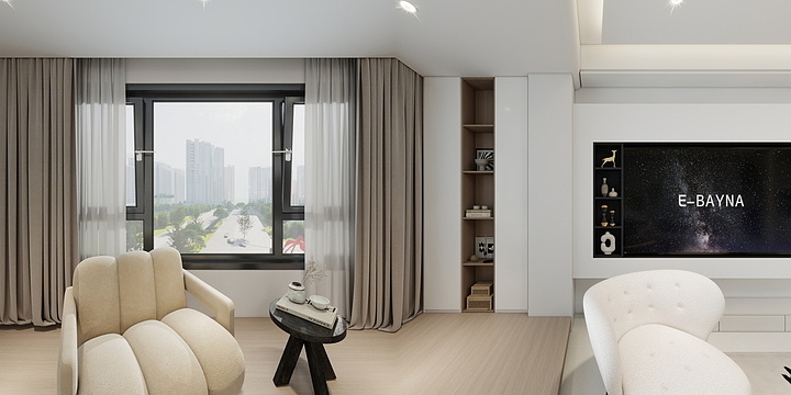 尚林~设计孙泽鑫-富兴国际B区  3-1-401 奶油风-装修设计方案