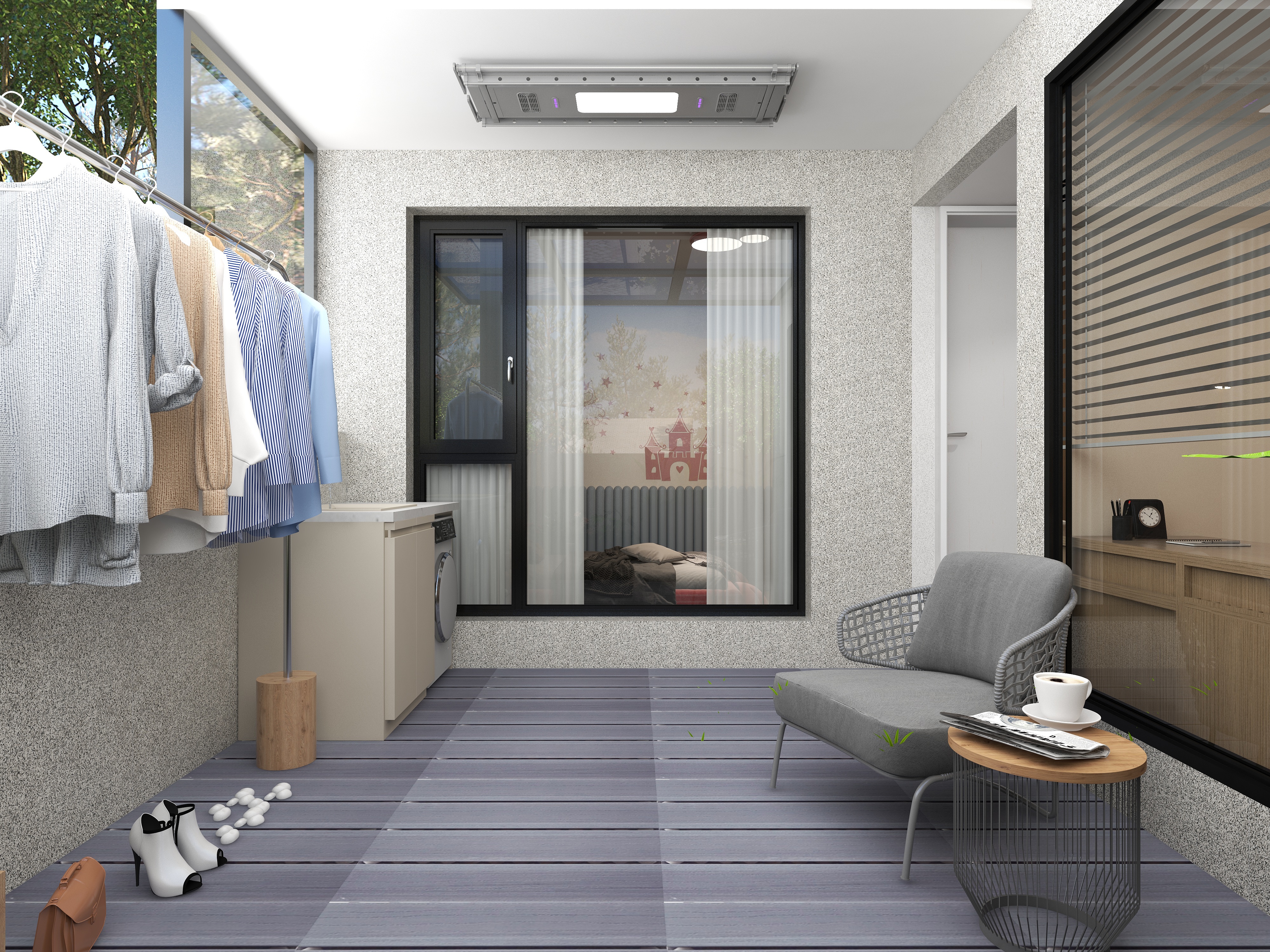 YY.洛洛-142㎡4室装修效果图