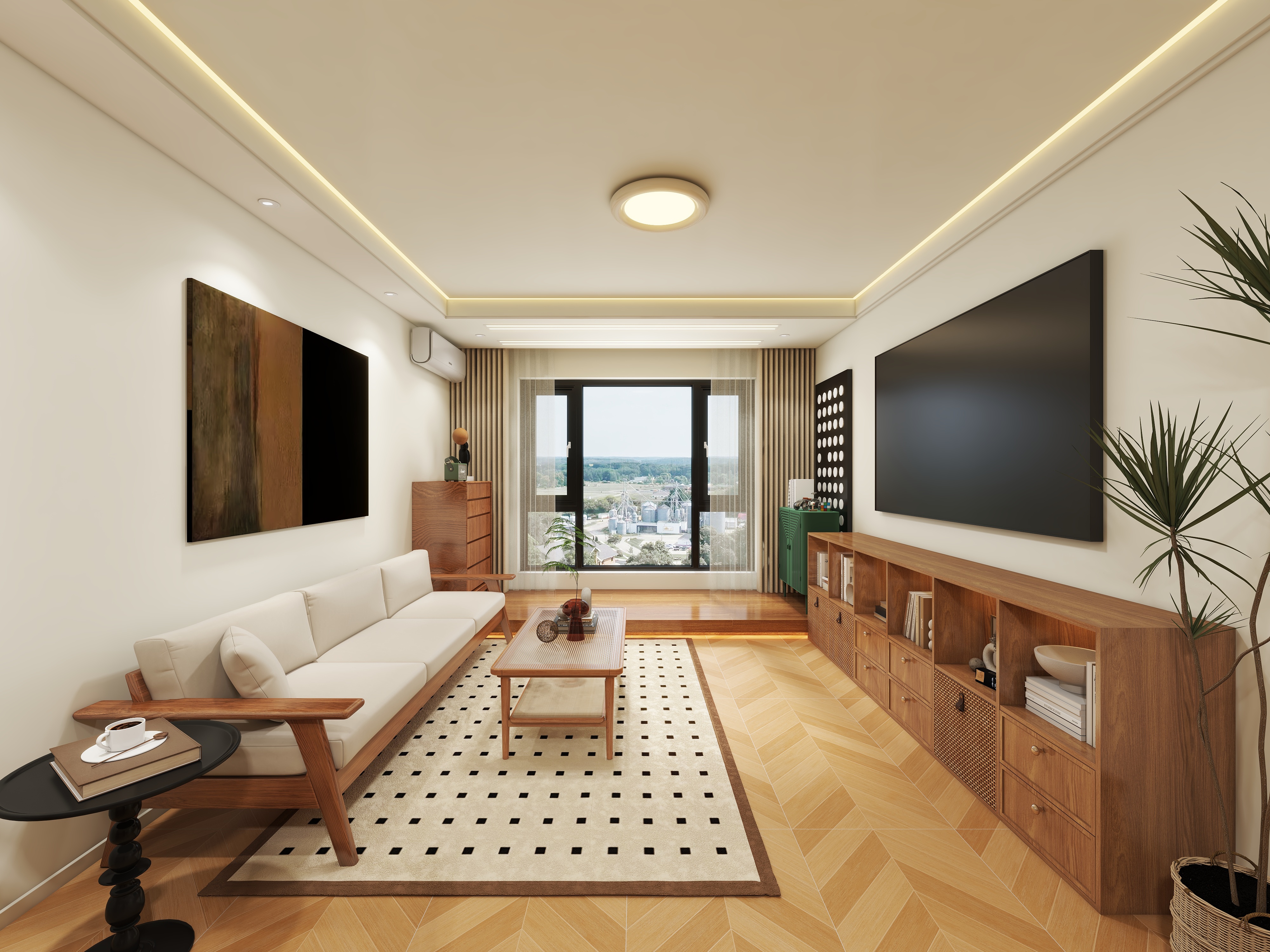 沈阳设计师麦粒-北欧原木风 JDX612132 沈阳中金樾府 张建光-装修设计方案