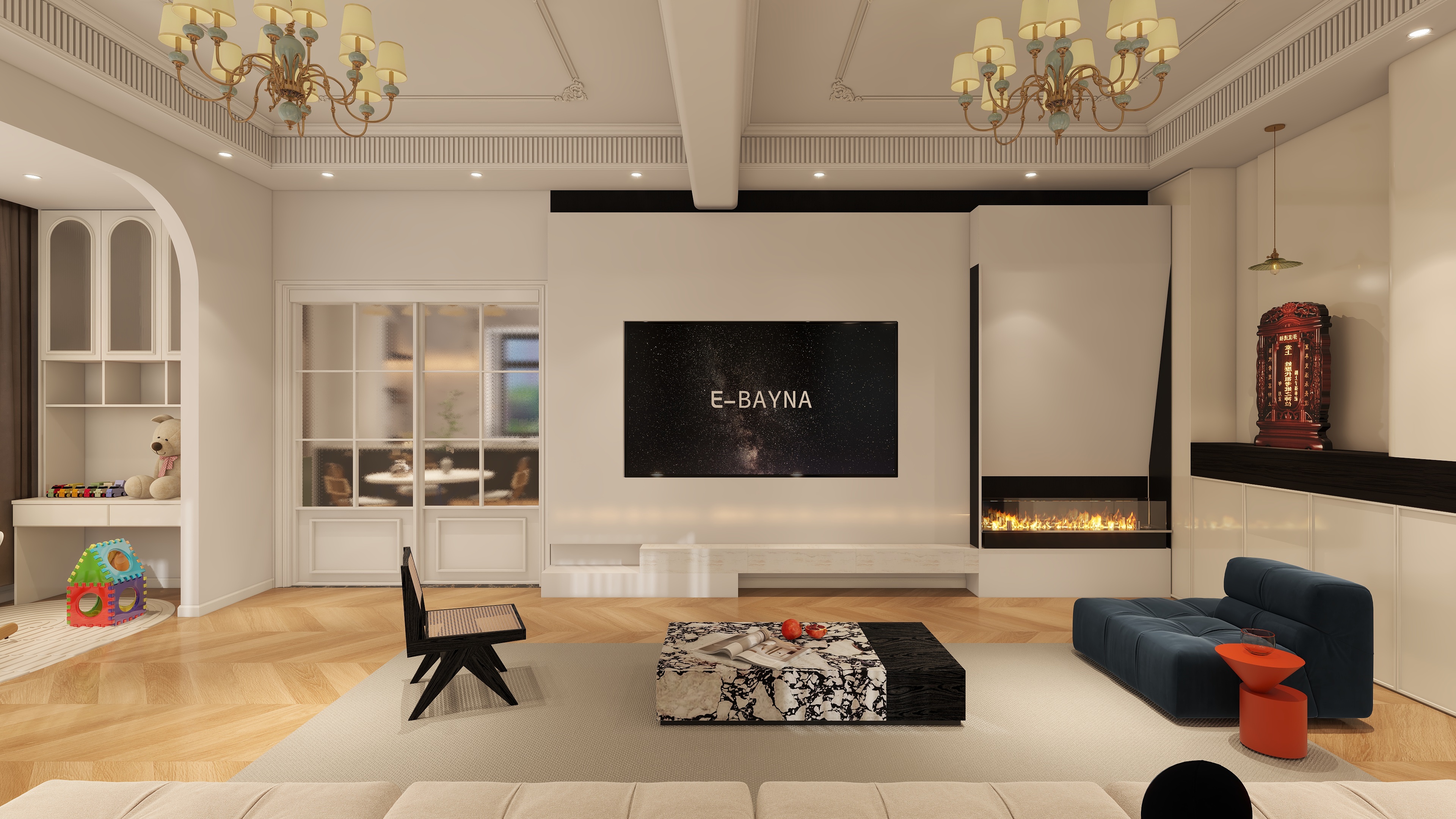 志诚装饰设计中心-中古风-装修设计方案