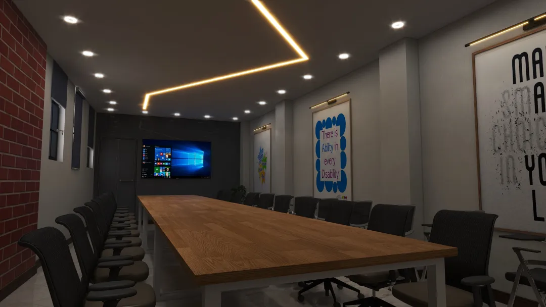 BRIAN NATUGUMYA的装修设计方案:Office board room 