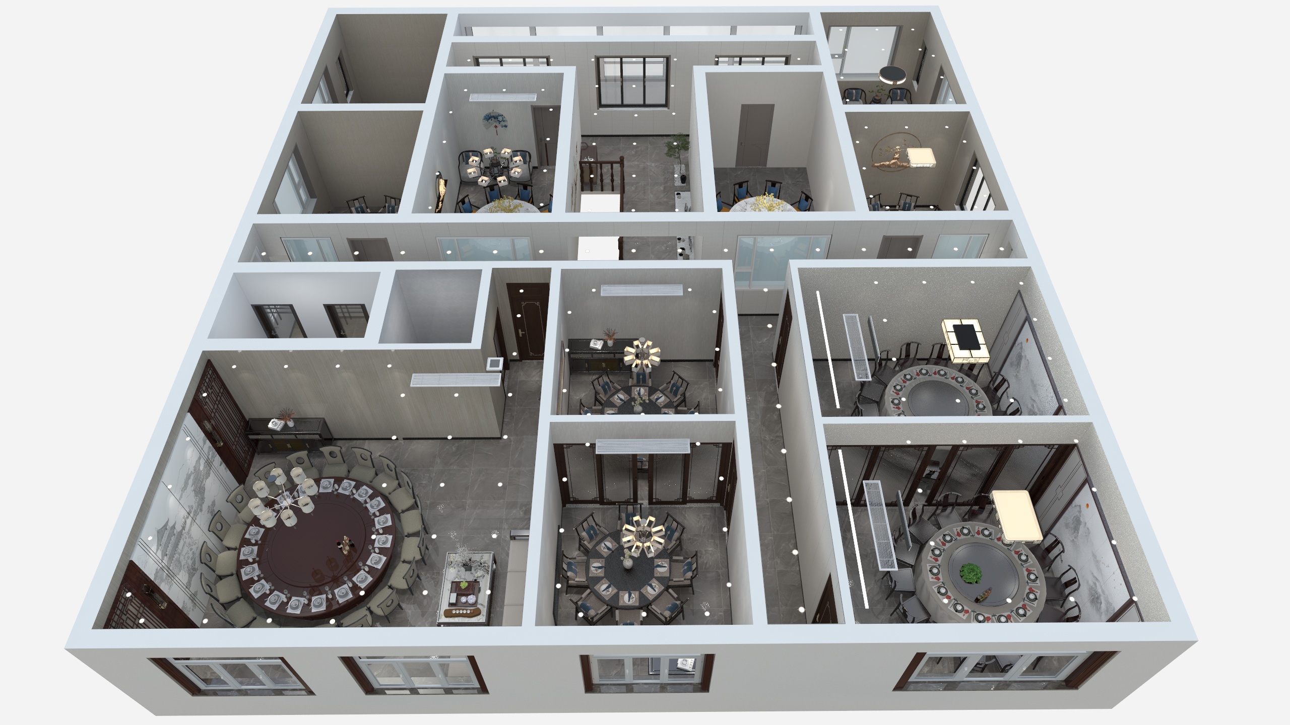 盛明轩家居装饰-马店饭店-副本-装修设计方案