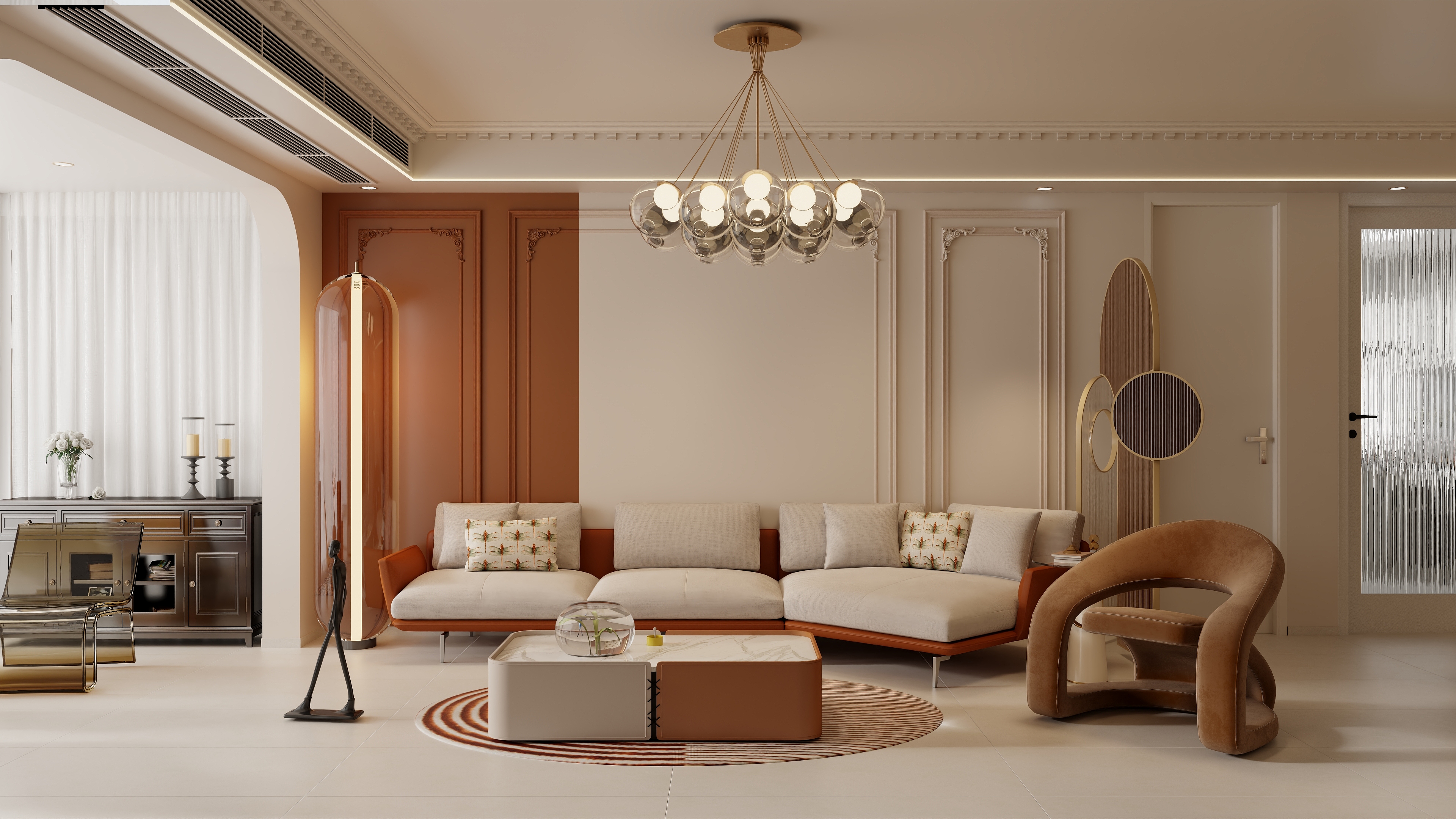 海宁mQJJ-小区房117㎡装修效果图