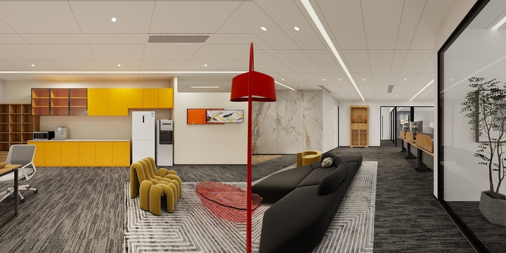 胡佐林-MOHO  1501办公室 陕西北路-装修设计方案