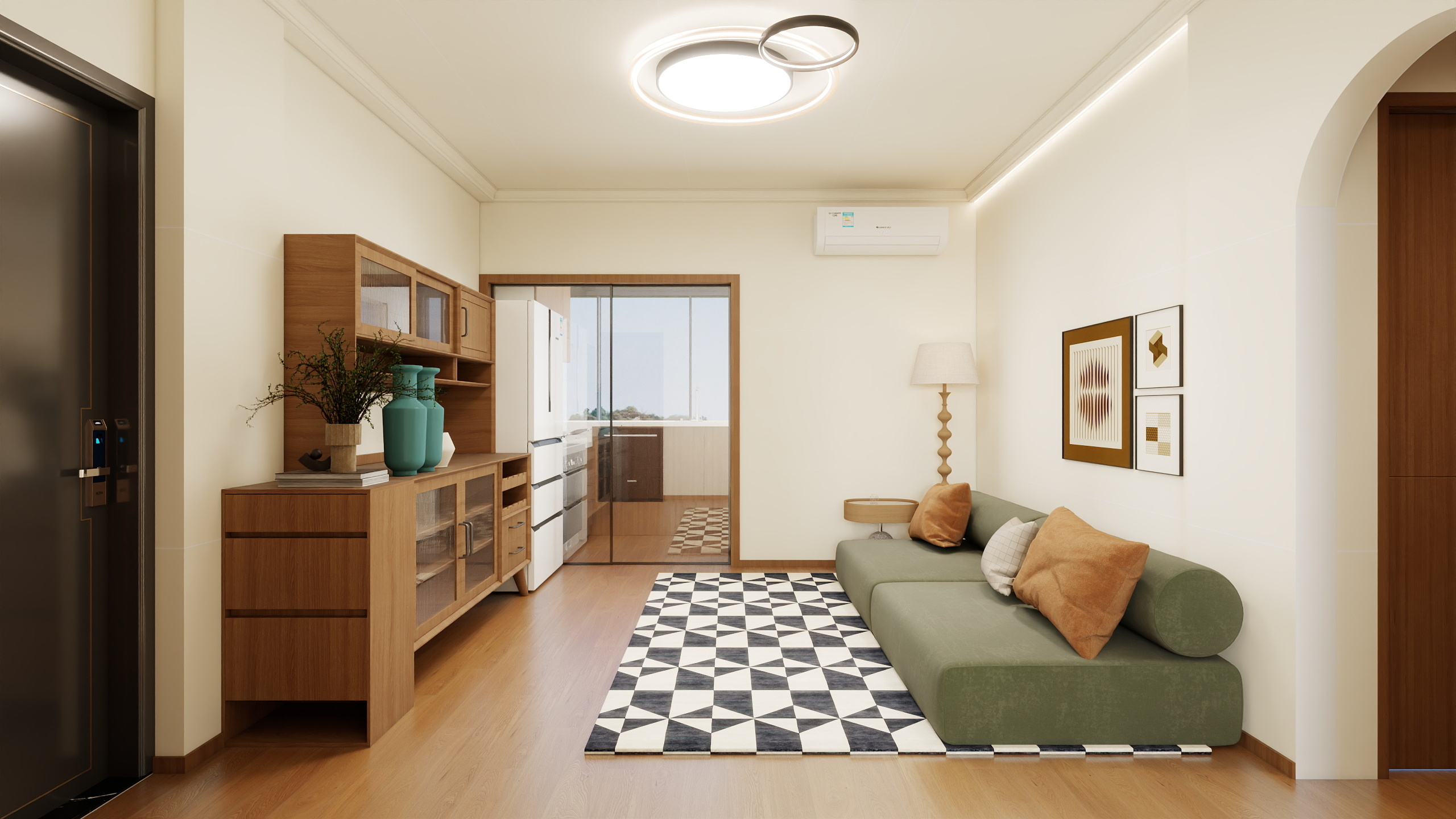 全案设计师刘牧-新兴村现代简约78㎡4室-装修设计方案