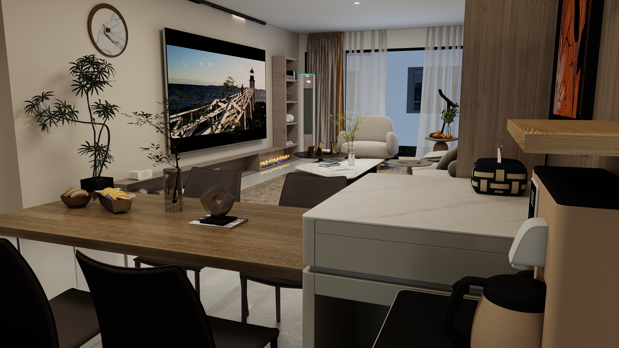 孙艺瑄-康桥水岸110㎡3室-装修设计方案