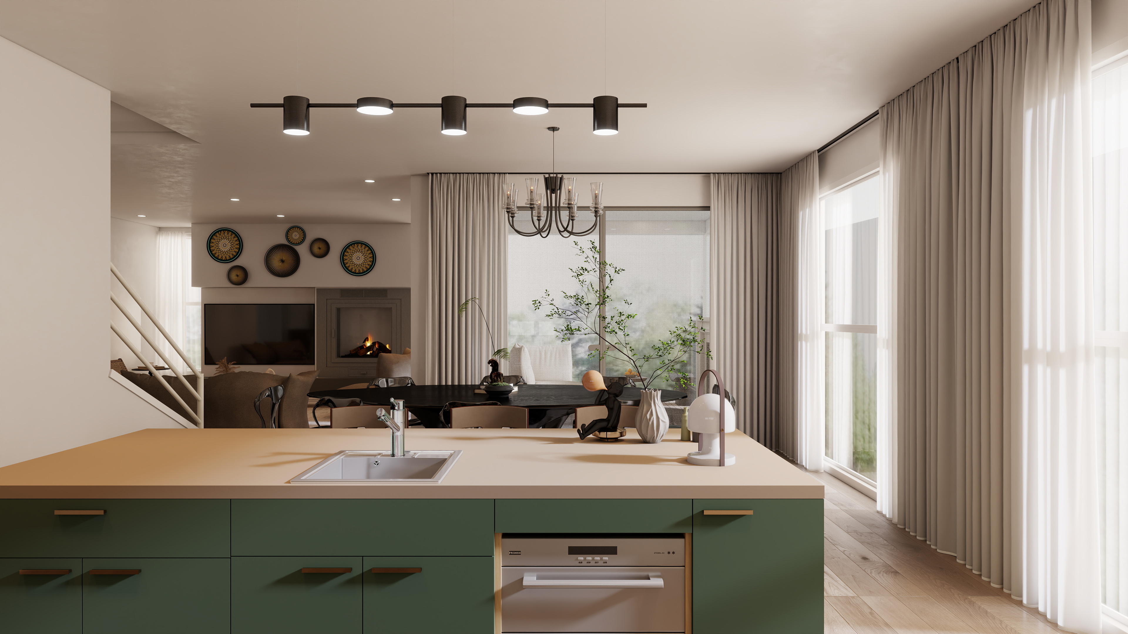 Koolux075-驭方空间设计美式-装修设计方案