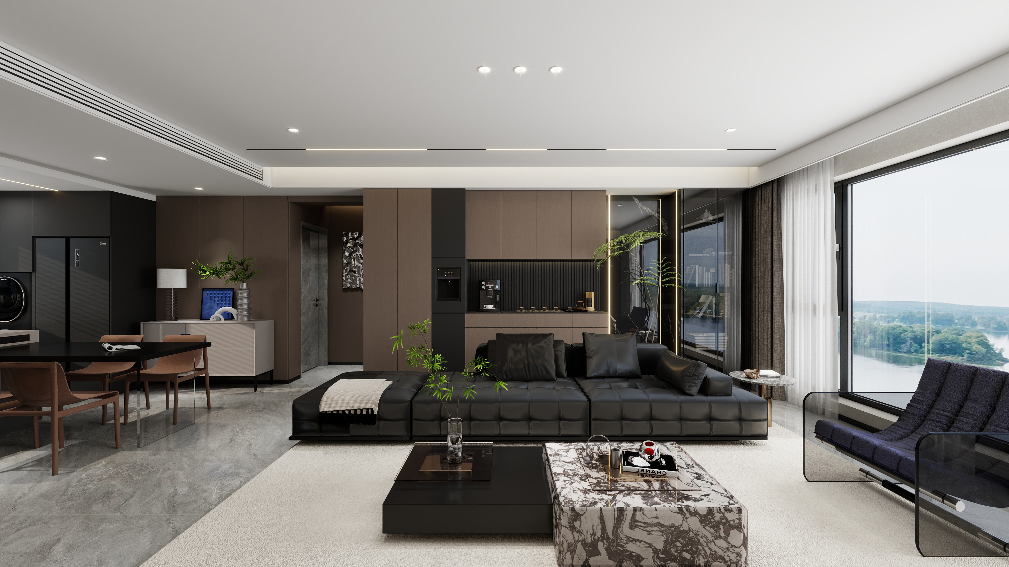 沈阳设计师麦粒-沉稳极简风 JDM715107J  沈阳锦溪里 张建光-装修设计方案