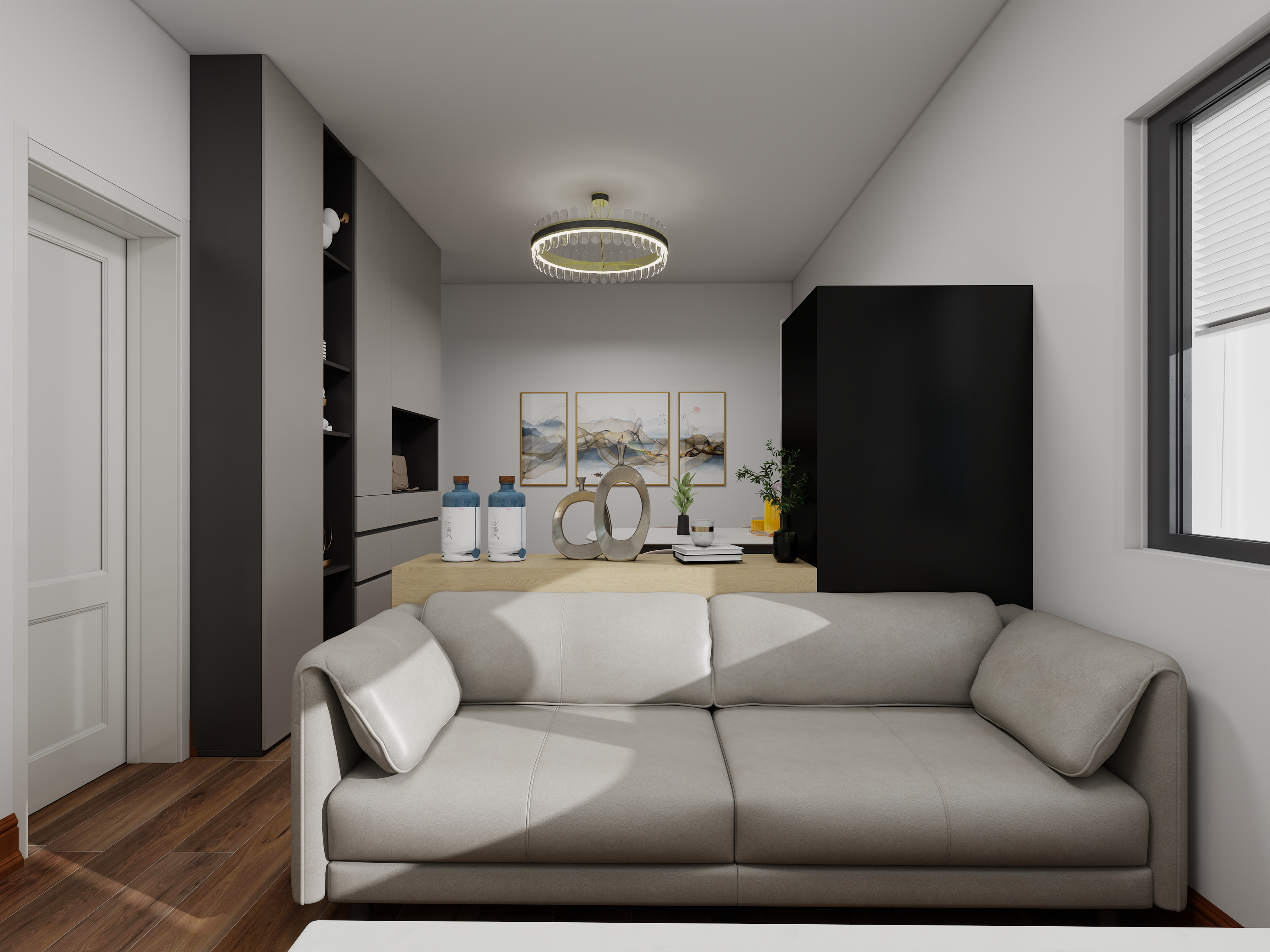 酷家小贤-南钢花园65㎡2室-装修设计方案