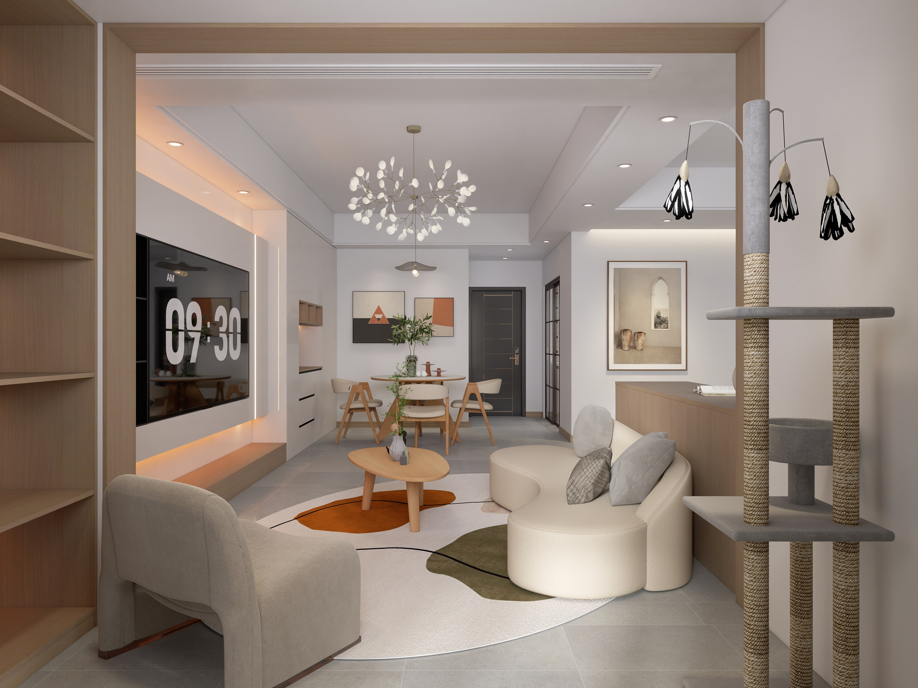 amwdnia全案设计师-海德公园81㎡2室-装修设计方案