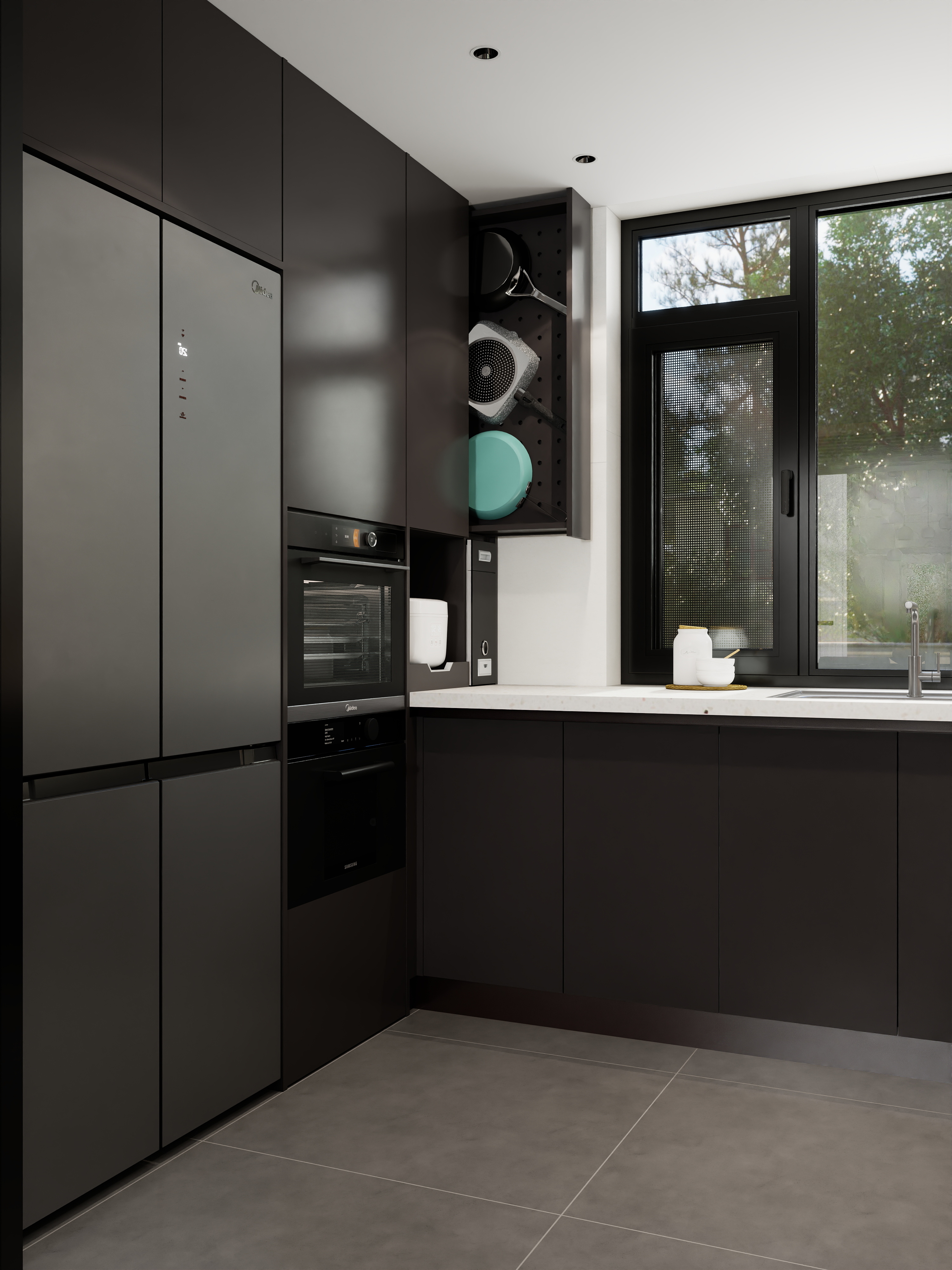 YY.洛洛-142㎡4室装修效果图